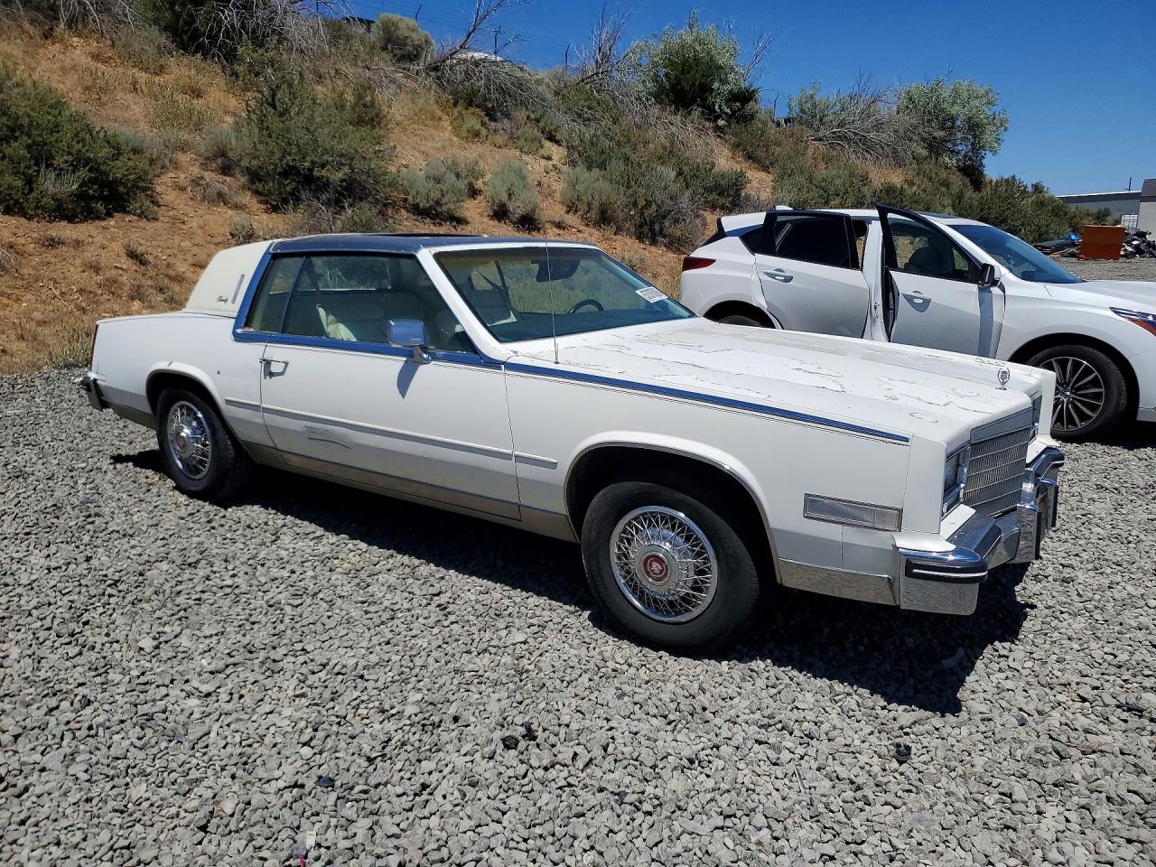 1985 Cadillac Eldorado Cream vin: 1G6EL5788FE602214