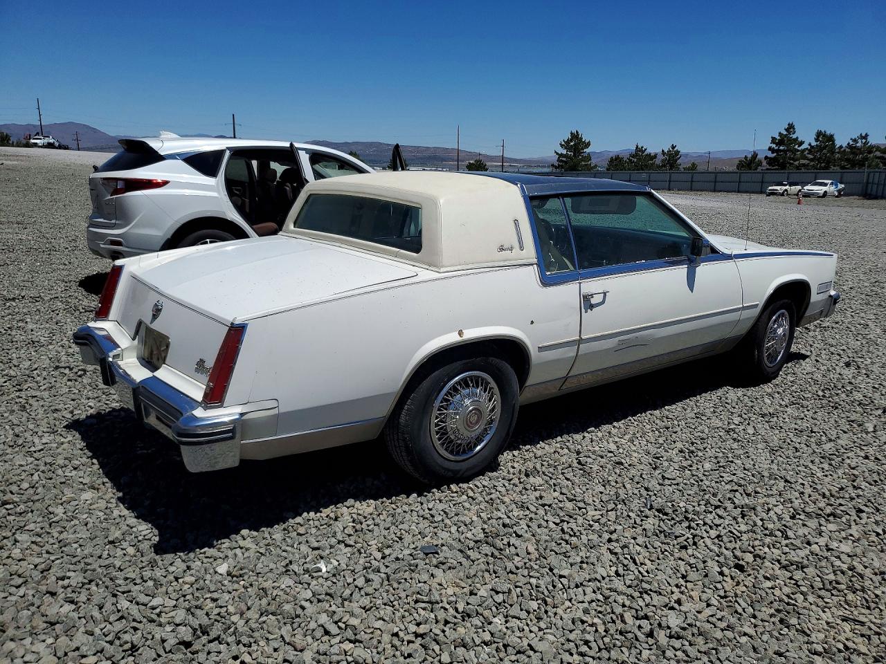 1985 Cadillac Eldorado Cream vin: 1G6EL5788FE602214