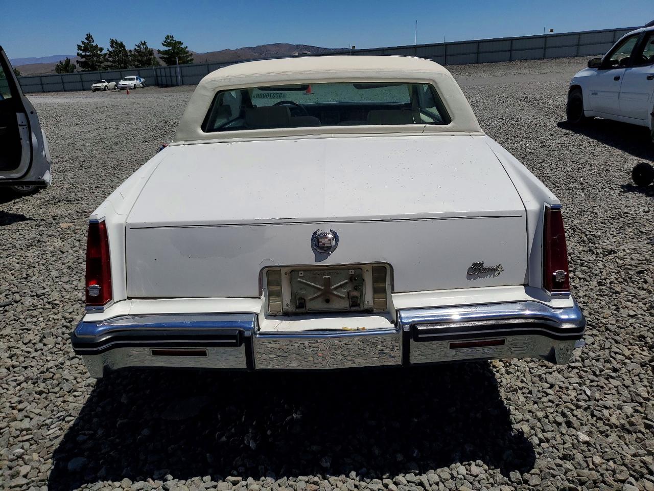 1985 Cadillac Eldorado Cream vin: 1G6EL5788FE602214