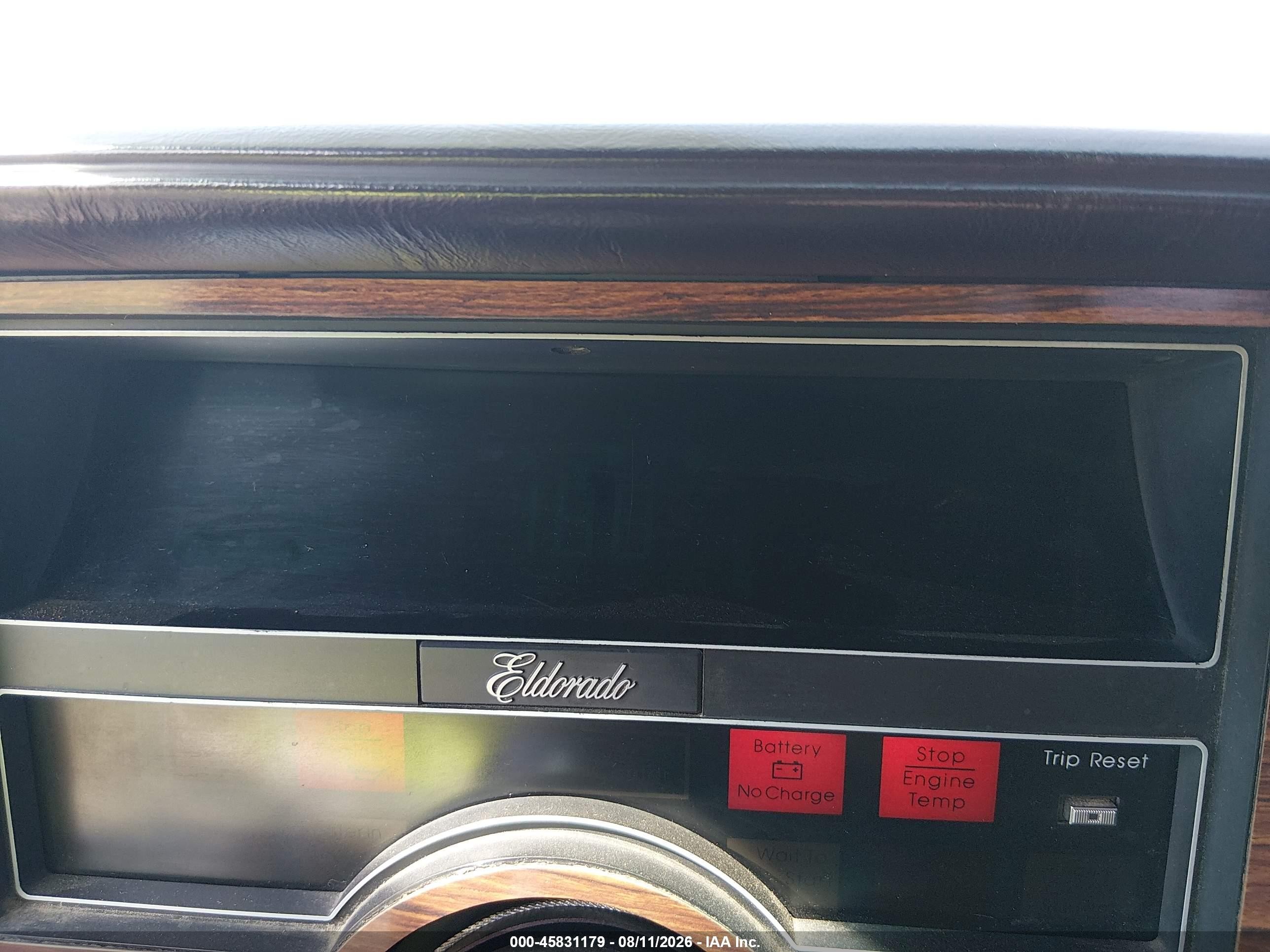 1986 Cadillac Eldorado   Purple vin: 1G6EL5788GU607775