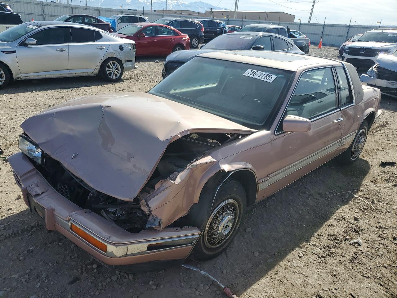 1986 Cadillac Eldorado Pink vin: 1G6EL5789GU609566