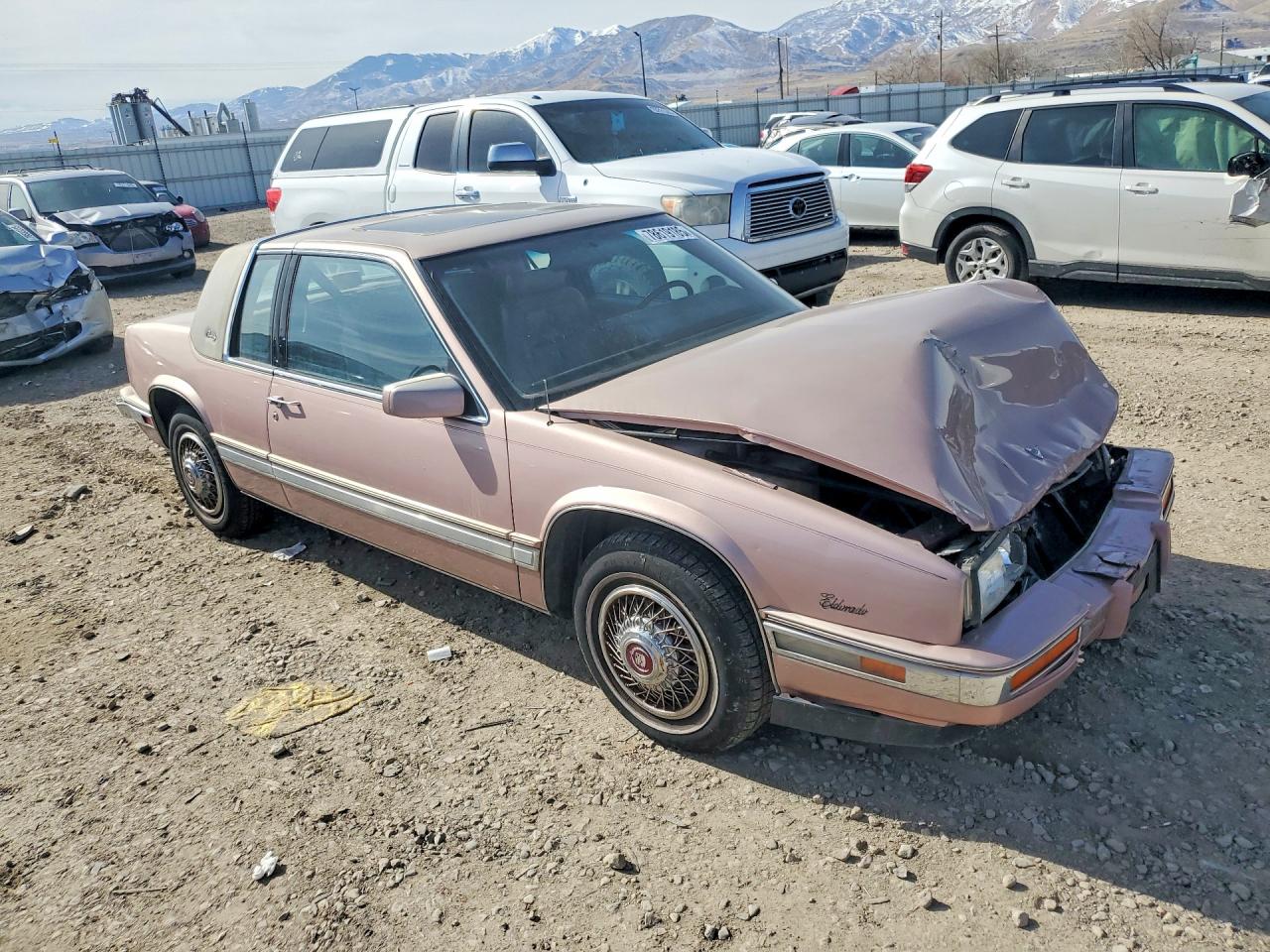 1986 Cadillac Eldorado Pink vin: 1G6EL5789GU609566