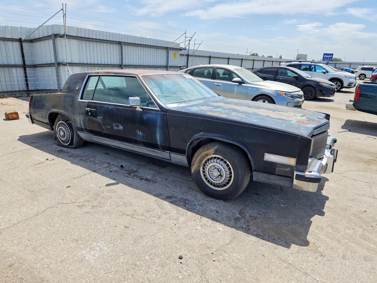 1985 Cadillac Eldorado Black vin: 1G6EL578XFE645856