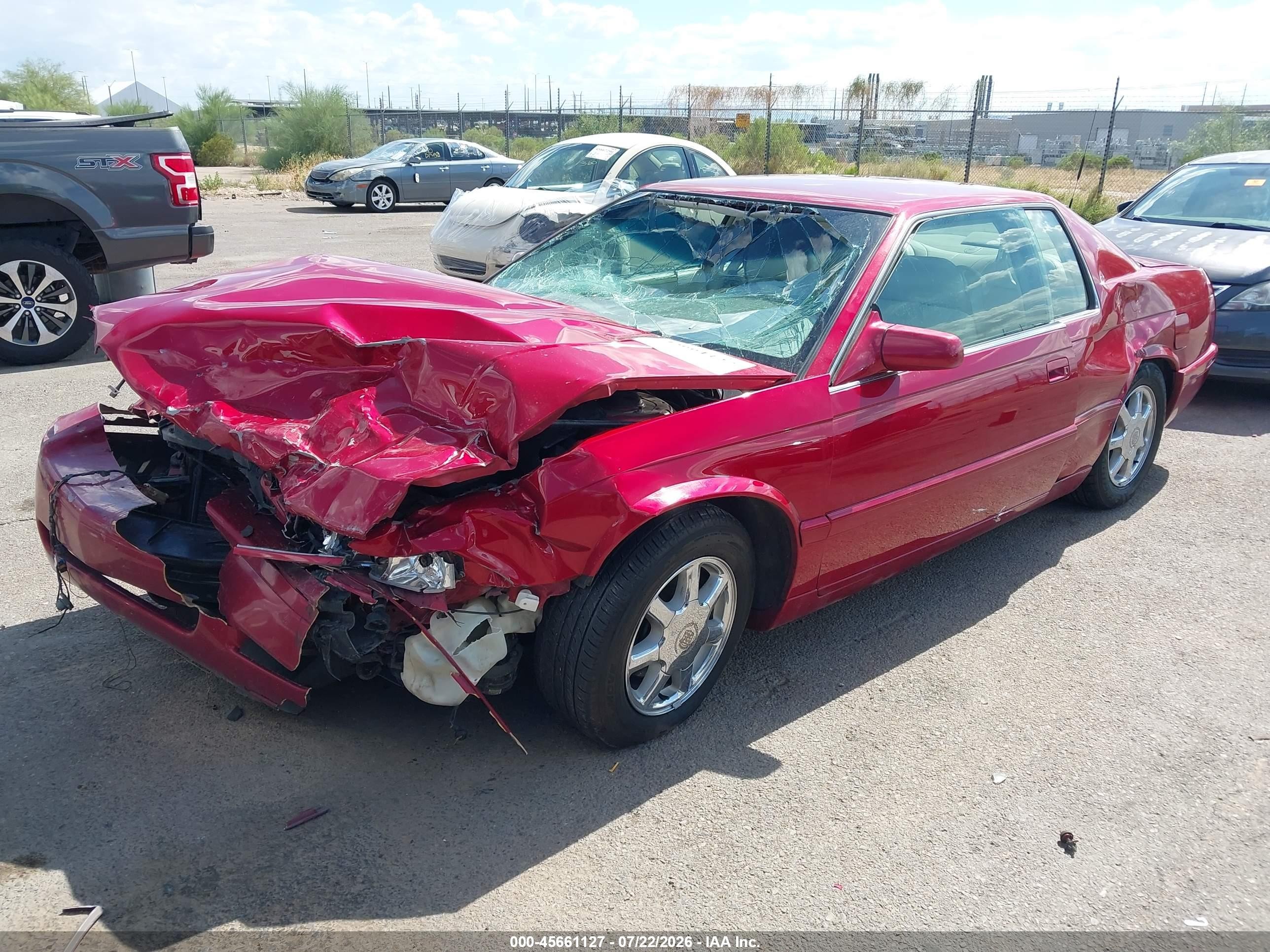 2002 Cadillac Eldorado Touring Etc Красный vin: 1G6ET12912B102397