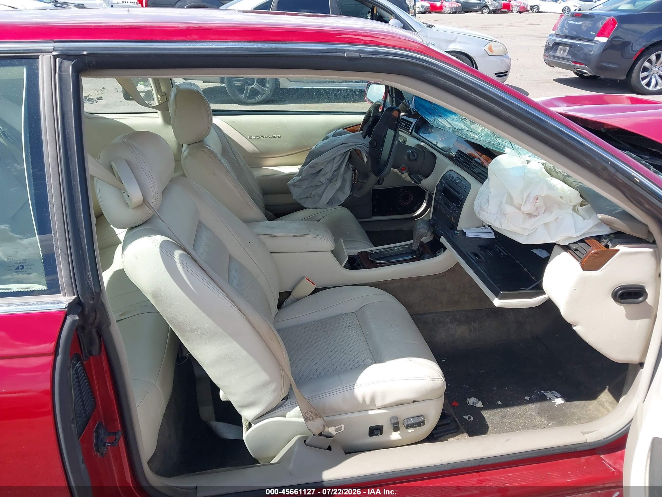 2002 Cadillac Eldorado Touring Etc Красный vin: 1G6ET12912B102397