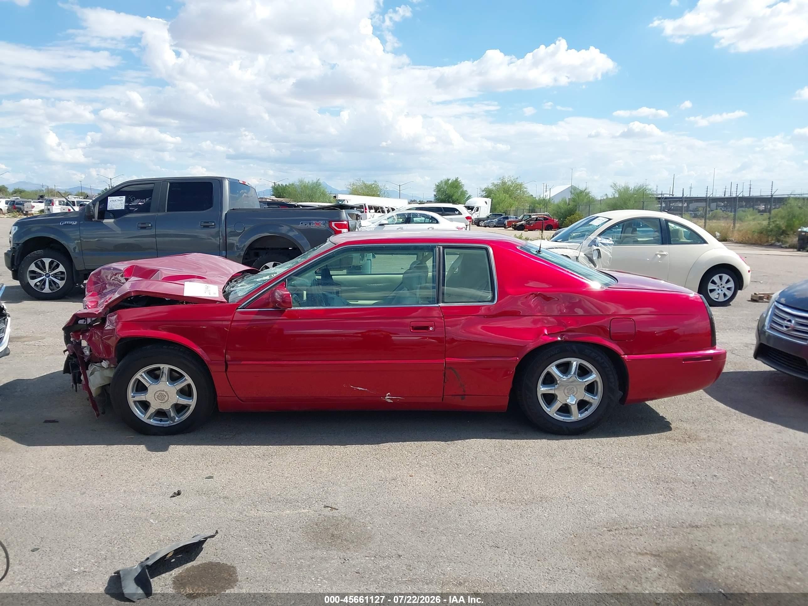 2002 Cadillac Eldorado Touring Etc Красный vin: 1G6ET12912B102397