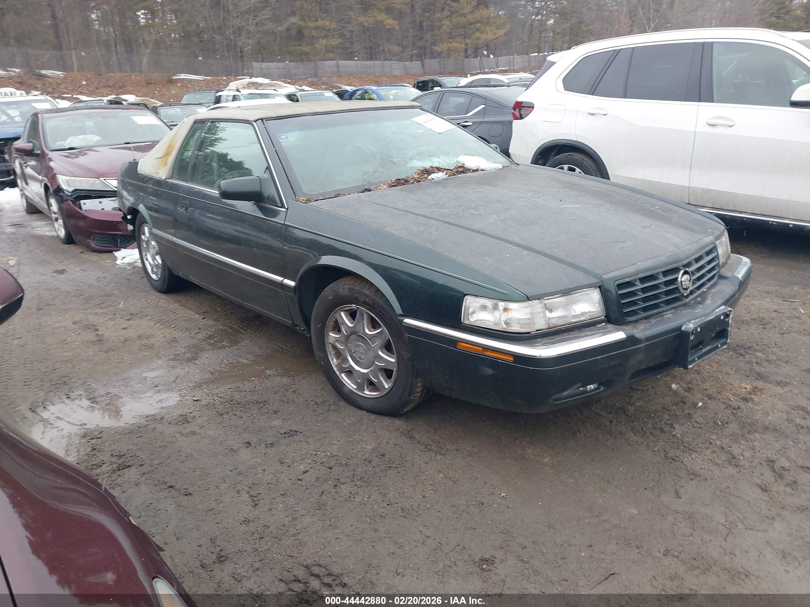 1997 Cadillac Eldorado Touring Green vin: 1G6ET1291VU600043