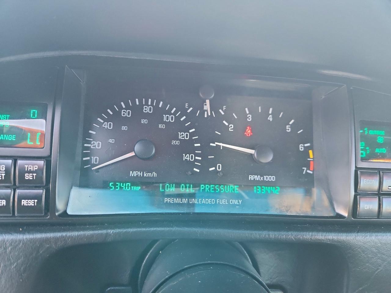 1994 Cadillac Eldorado Touring Black vin: 1G6ET1292RU610733