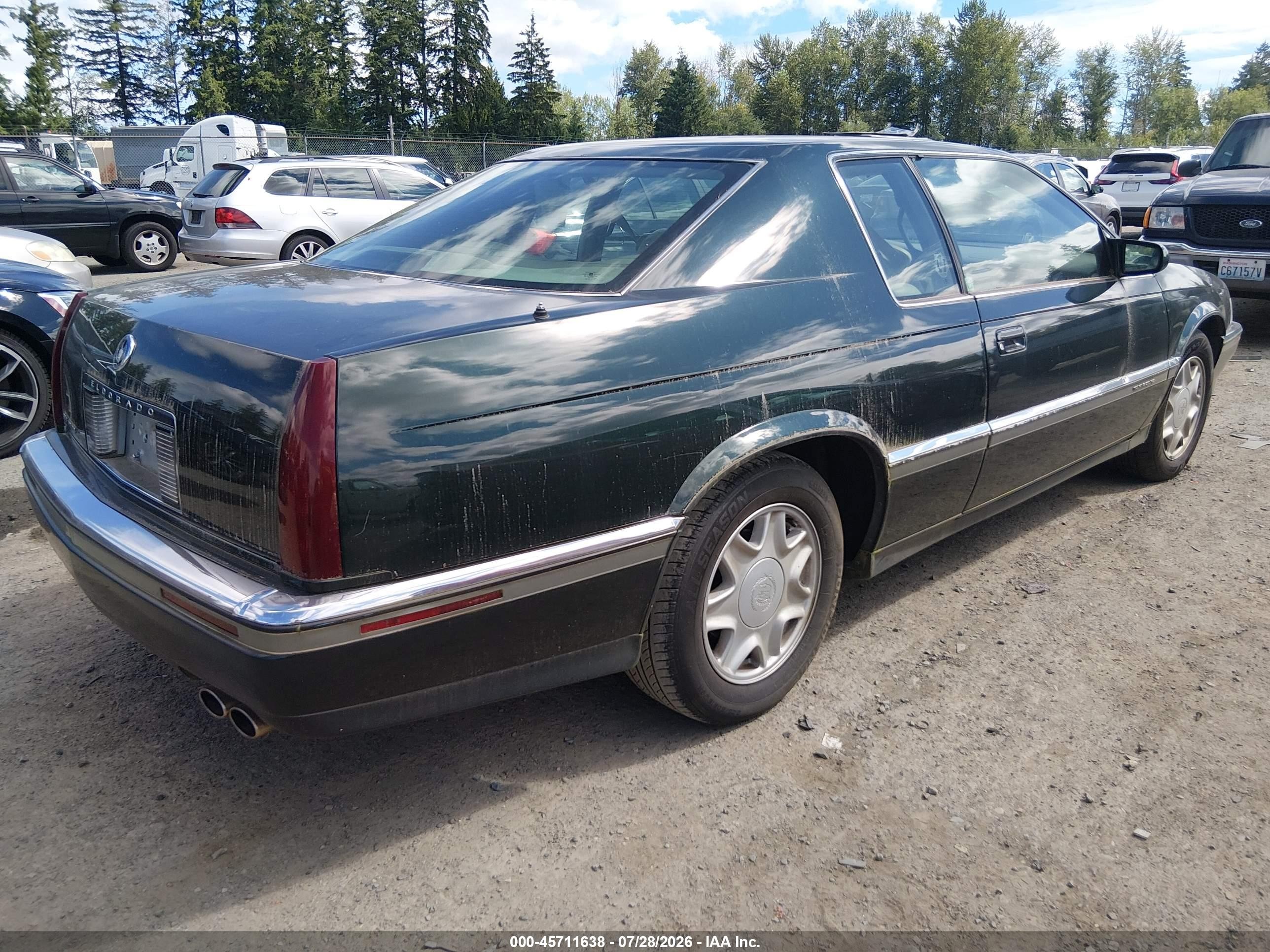 1994 Cadillac Eldorado Touring Black vin: 1G6ET1293RU606111