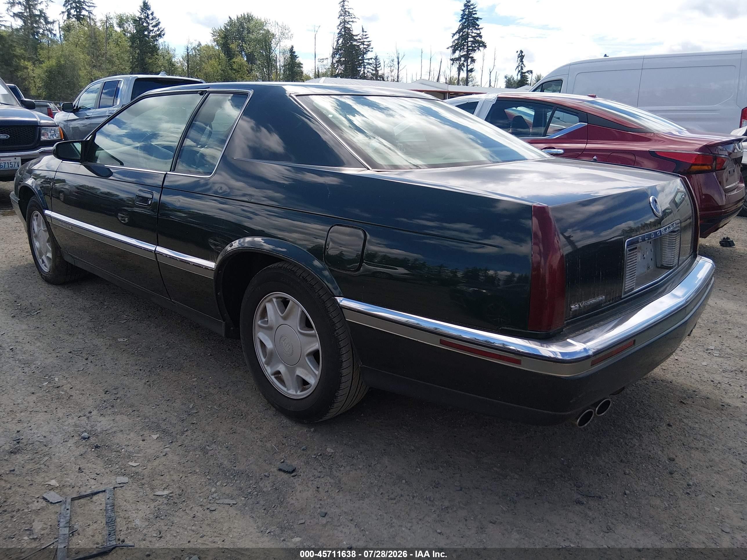 1994 Cadillac Eldorado Touring Black vin: 1G6ET1293RU606111