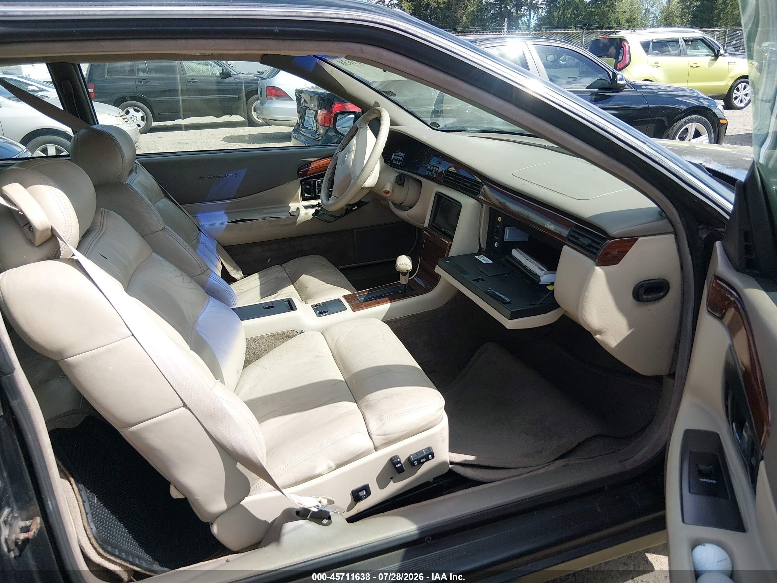 1994 Cadillac Eldorado Touring Black vin: 1G6ET1293RU606111