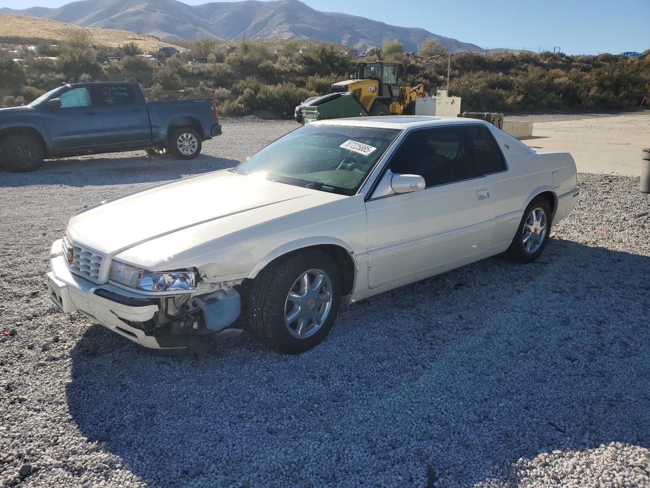 1999 Cadillac Eldorado Touring White vin: 1G6ET1296XU610814