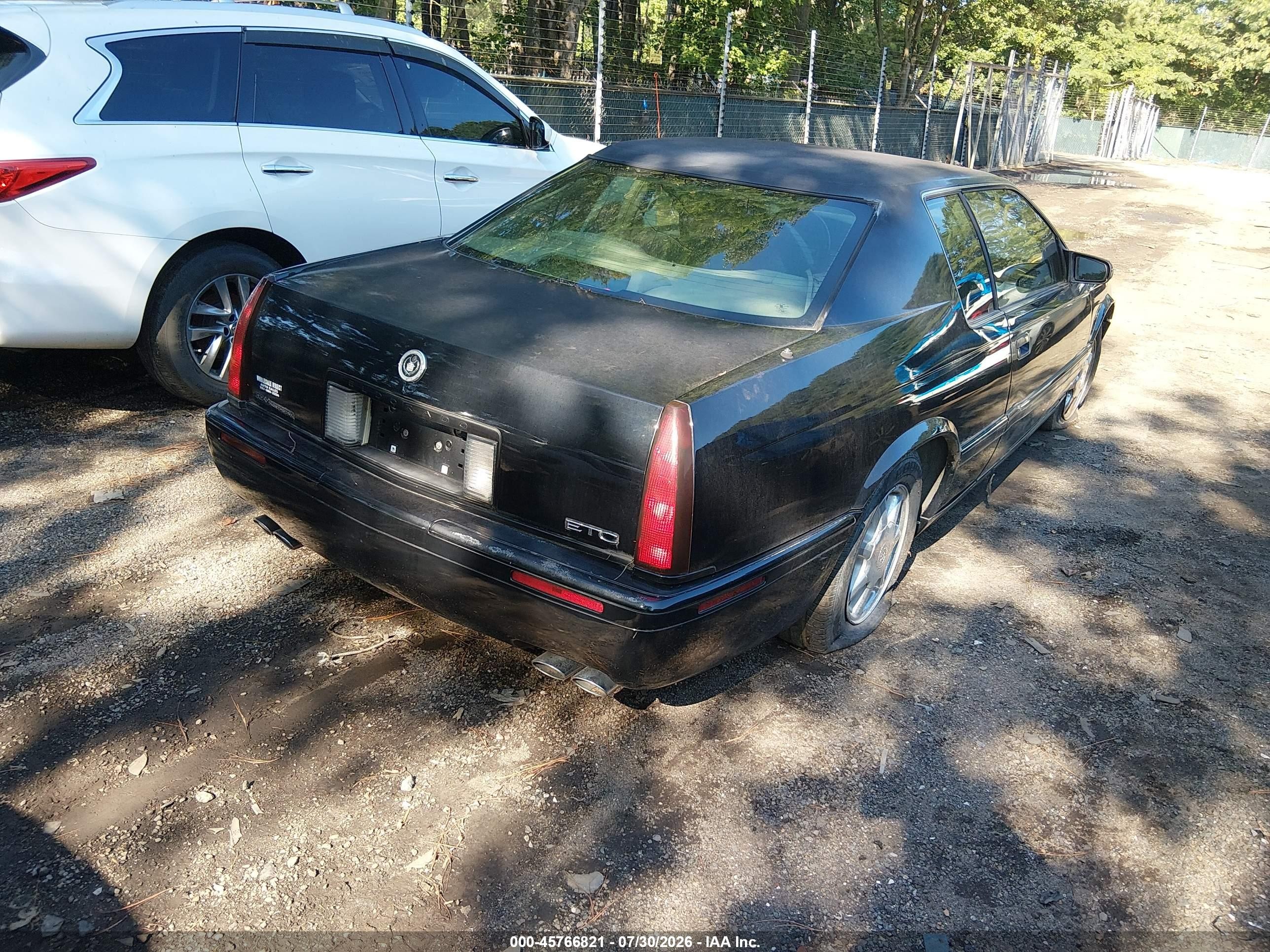2001 Cadillac Eldorado Etc Black vin: 1G6ET12981B107904
