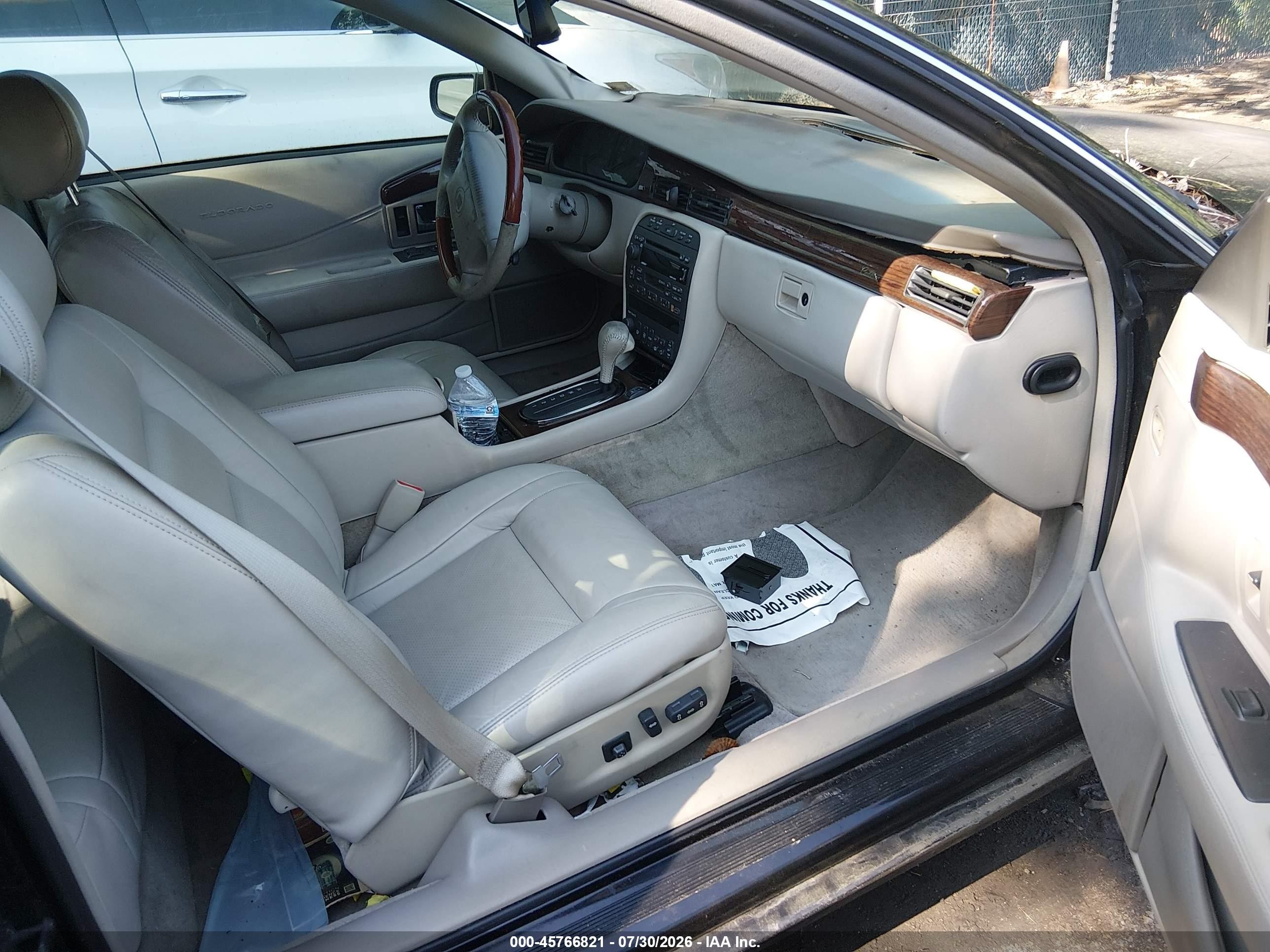 2001 Cadillac Eldorado Etc Black vin: 1G6ET12981B107904