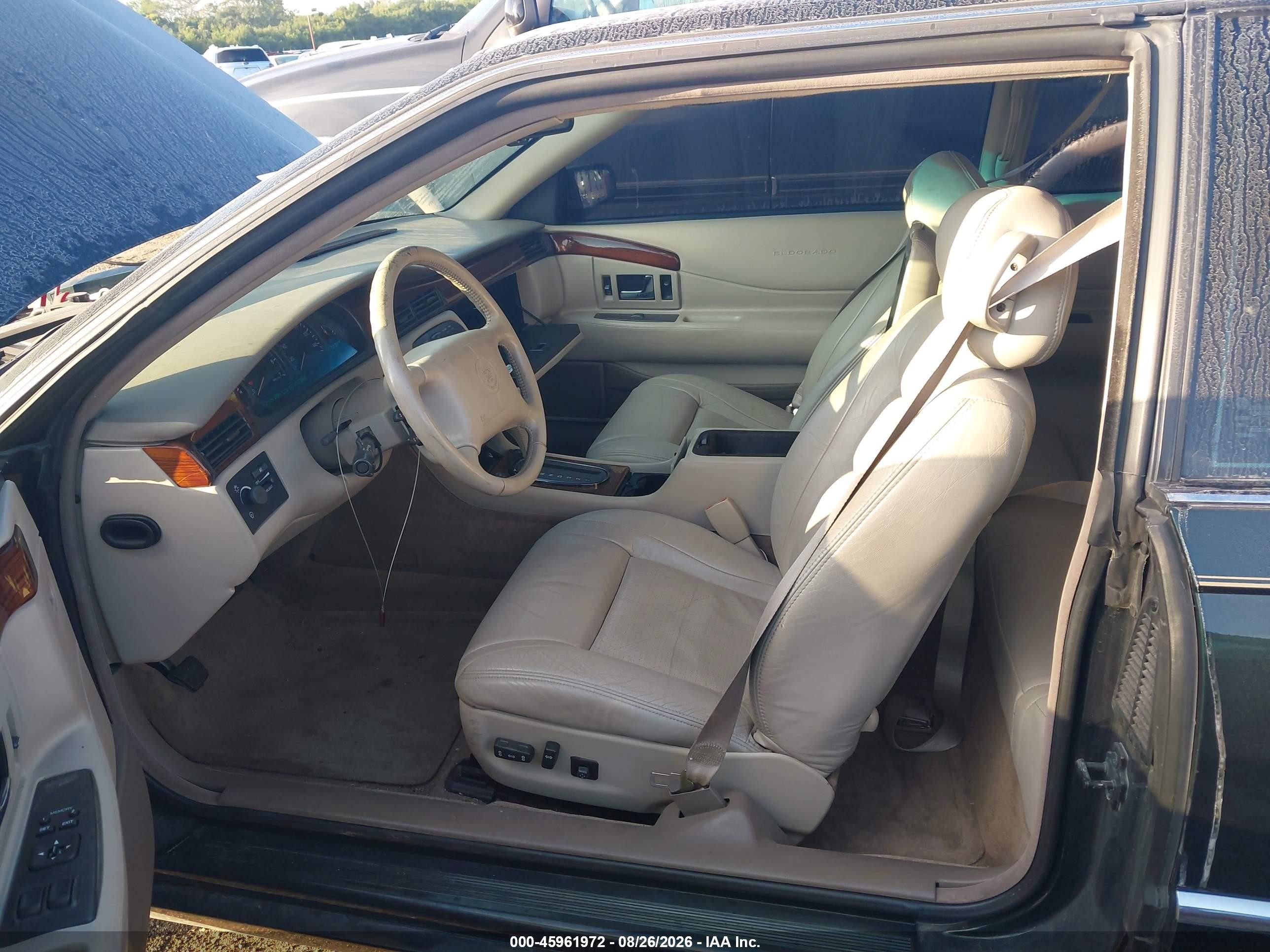 1997 Cadillac Eldorado Touring Green vin: 1G6ET1299VU608312