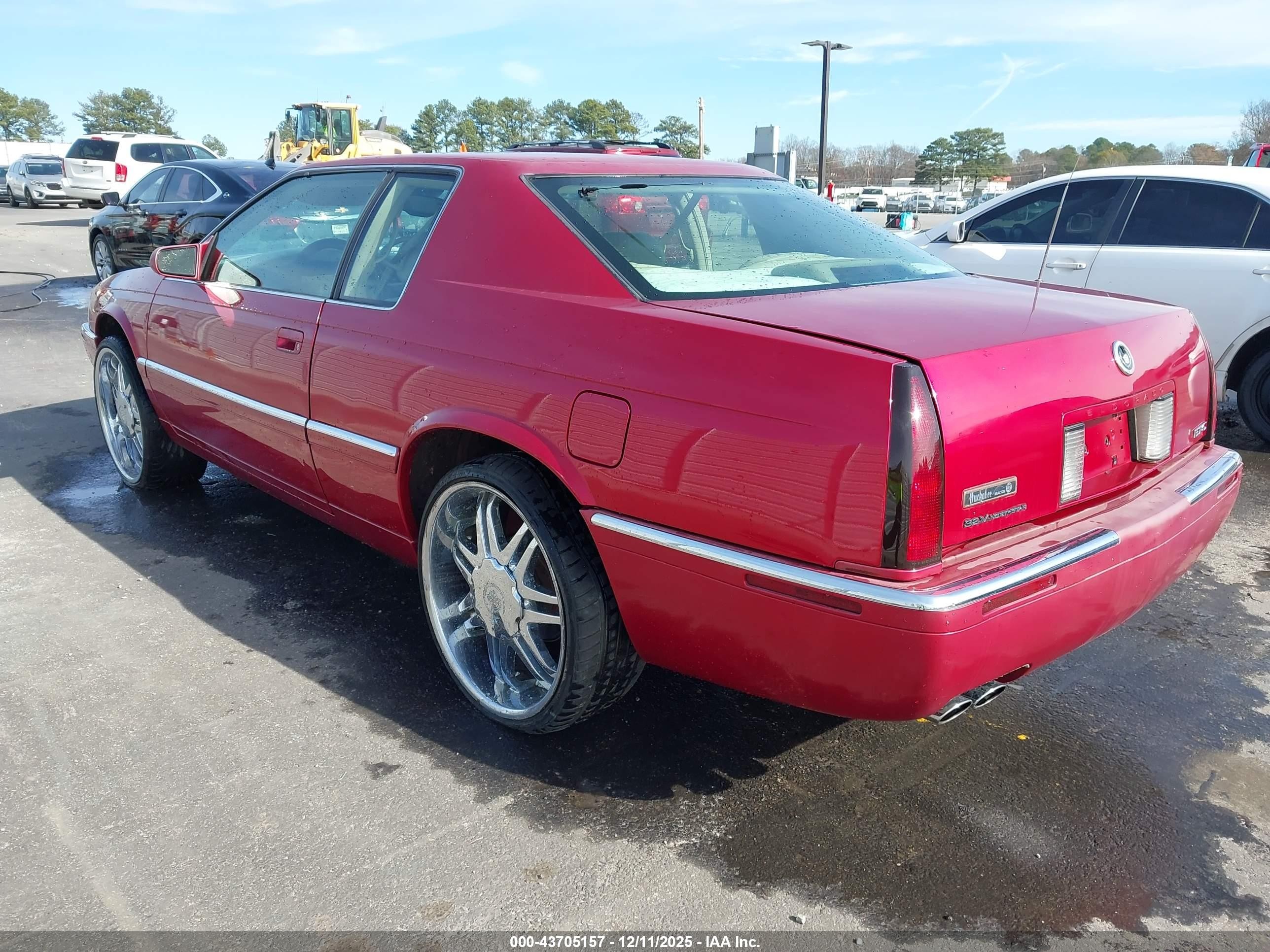 2001 Cadillac Eldorado Etc Красный vin: 1G6ET129X1B101912