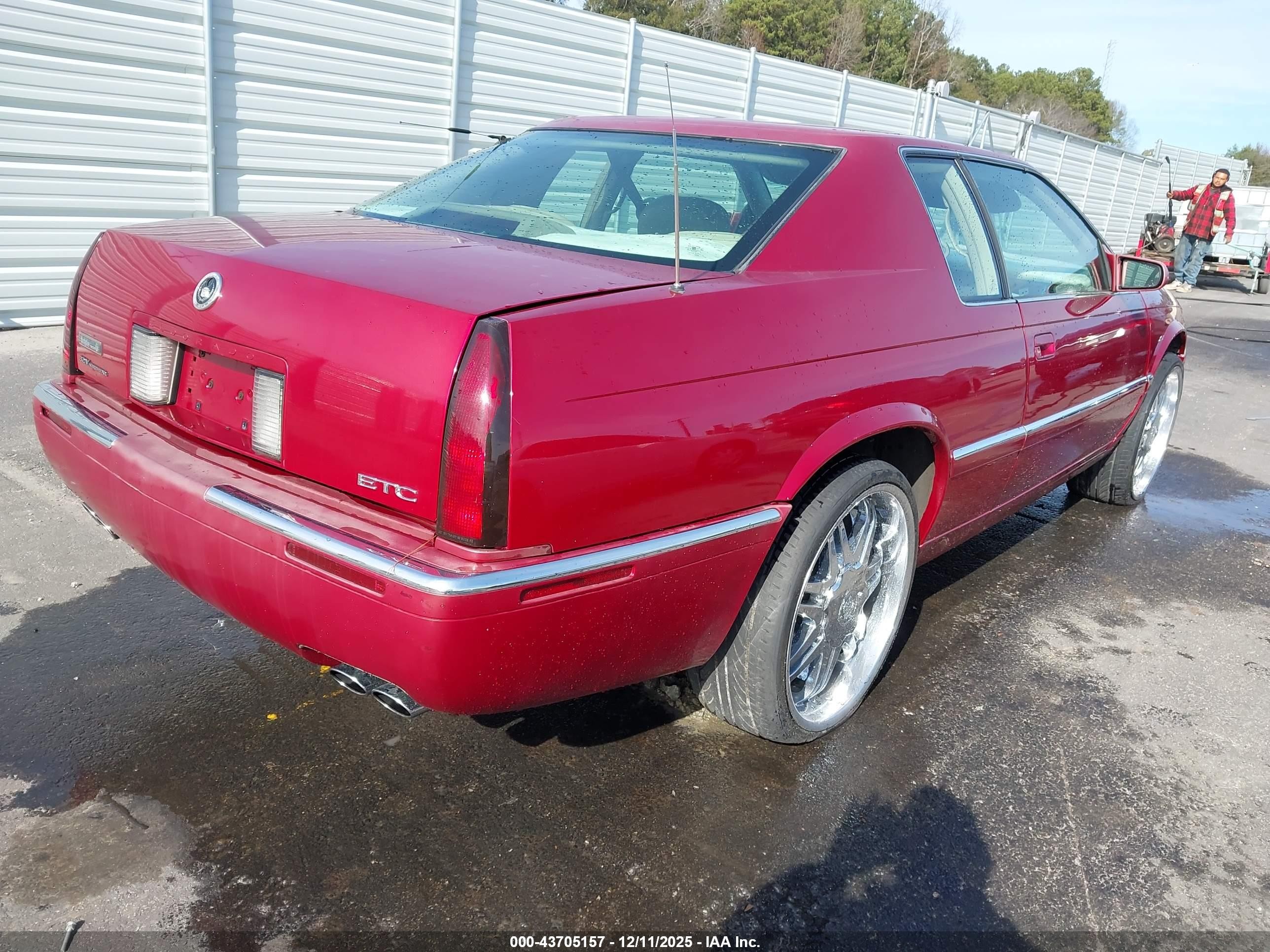 2001 Cadillac Eldorado Etc Красный vin: 1G6ET129X1B101912