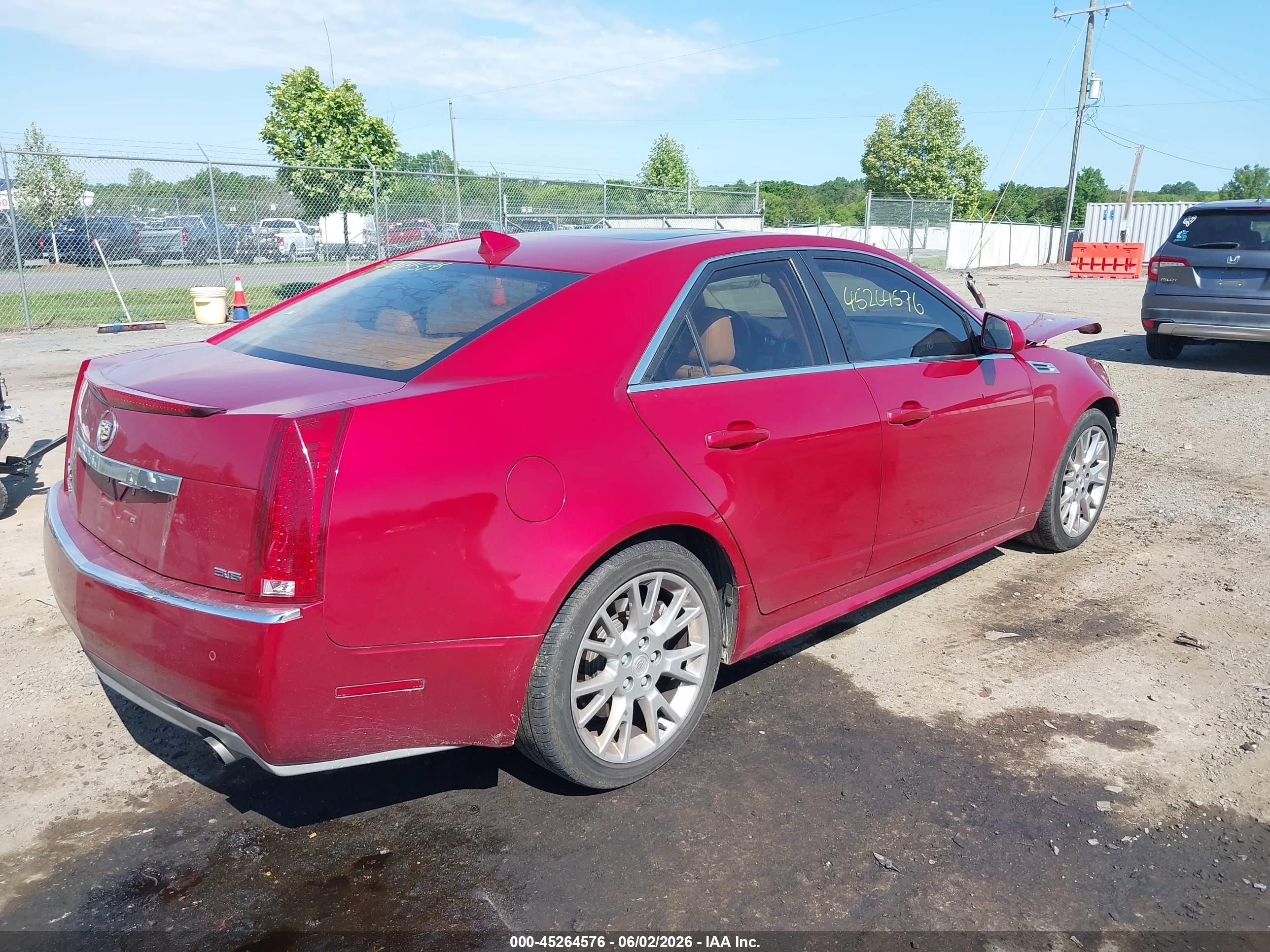 2010 Cadillac Cts   Red vin: 1G6GP5EV9A0101654