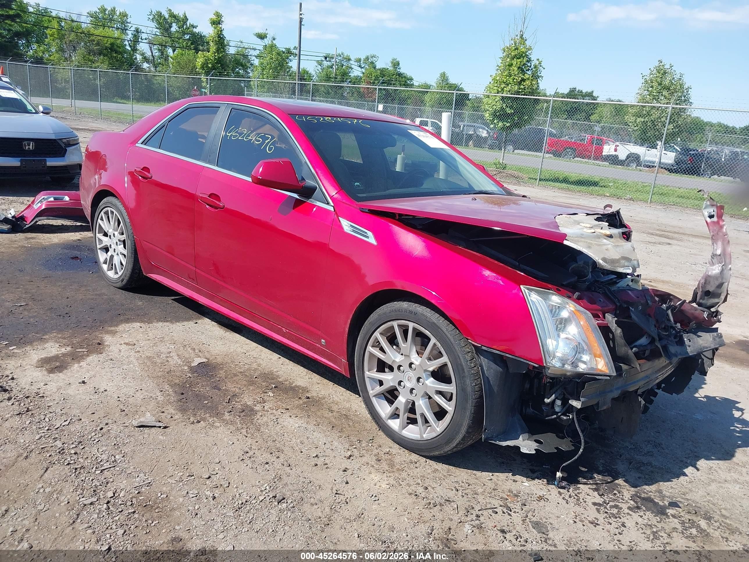 2010 Cadillac Cts   Red vin: 1G6GP5EV9A0101654