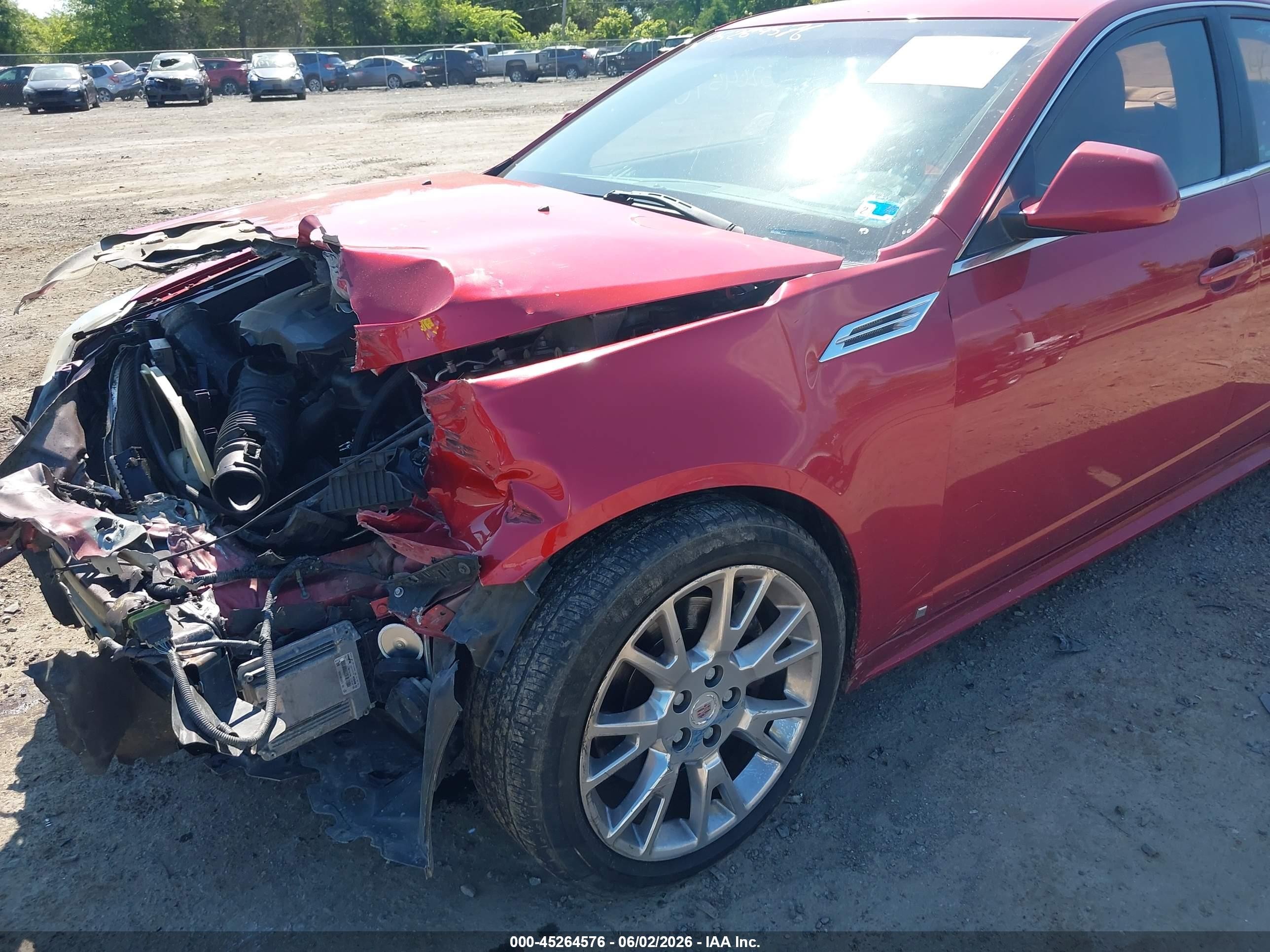 2010 Cadillac Cts   Red vin: 1G6GP5EV9A0101654