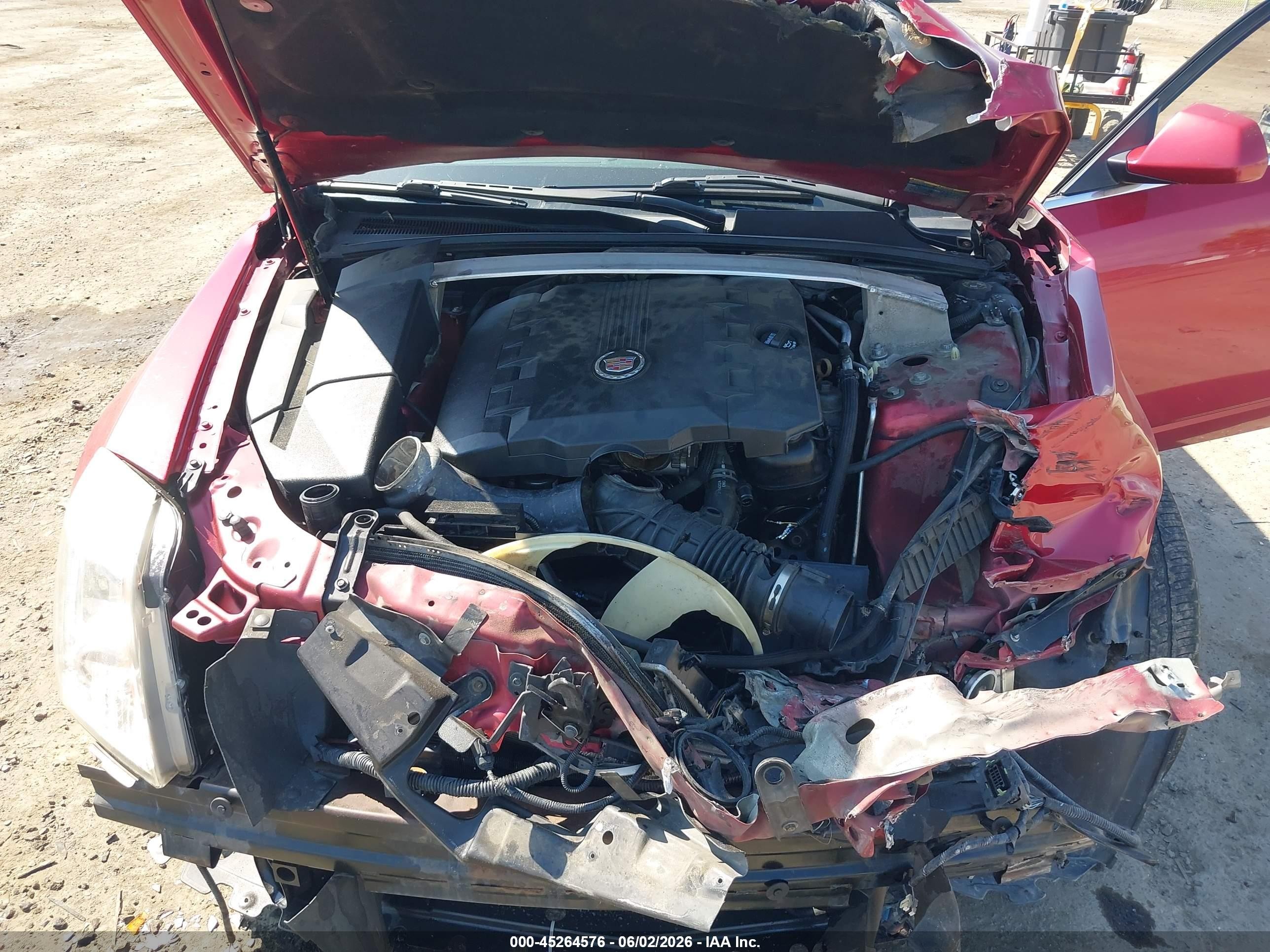 2010 Cadillac Cts   Red vin: 1G6GP5EV9A0101654