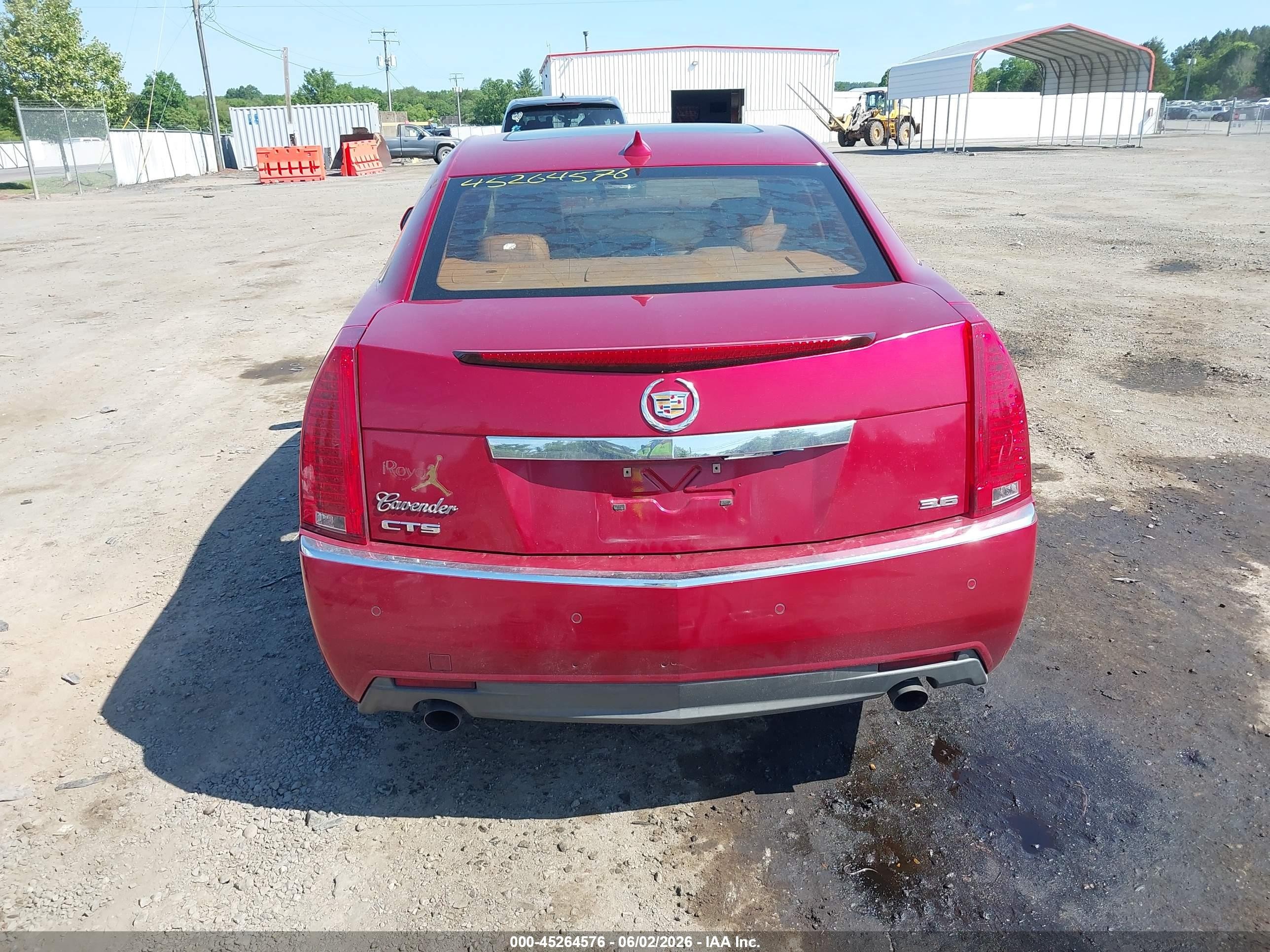 2010 Cadillac Cts   Red vin: 1G6GP5EV9A0101654