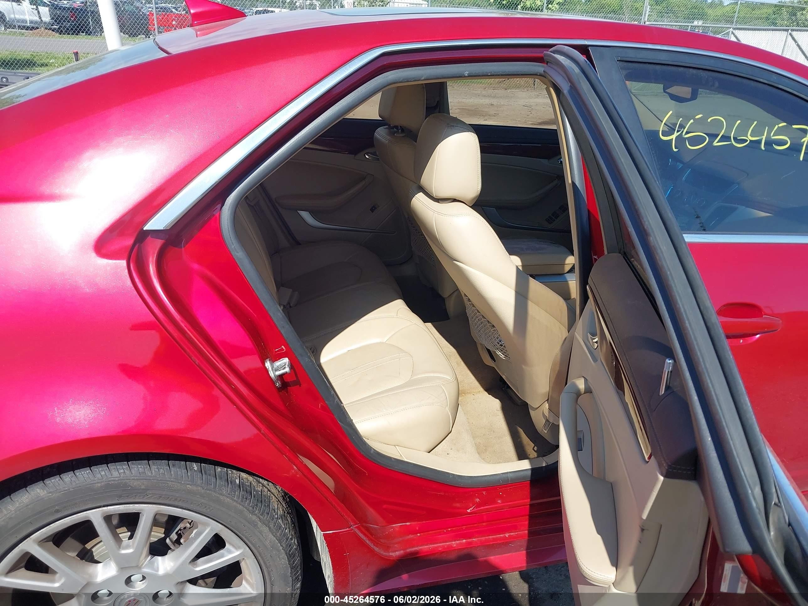 2010 Cadillac Cts   Red vin: 1G6GP5EV9A0101654