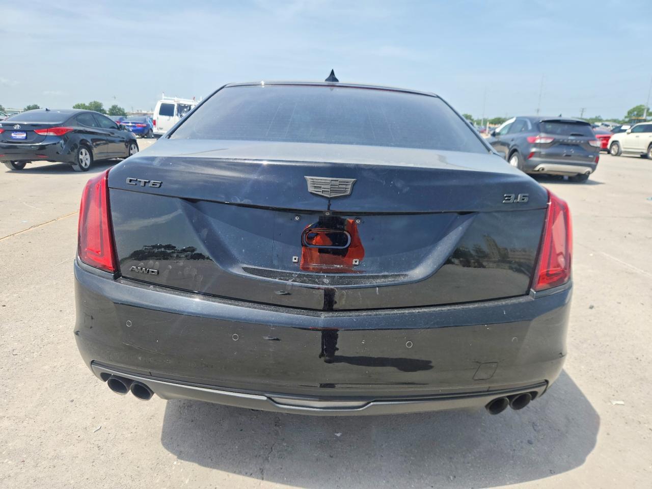 2017 Cadillac Ct6 Black vin: 1G6KB5RS8HU145119
