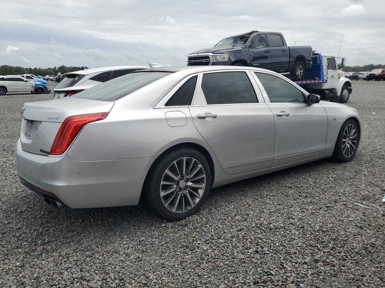 2016 Cadillac Ct6 Luxury Silver vin: 1G6KC5RX0GU158275