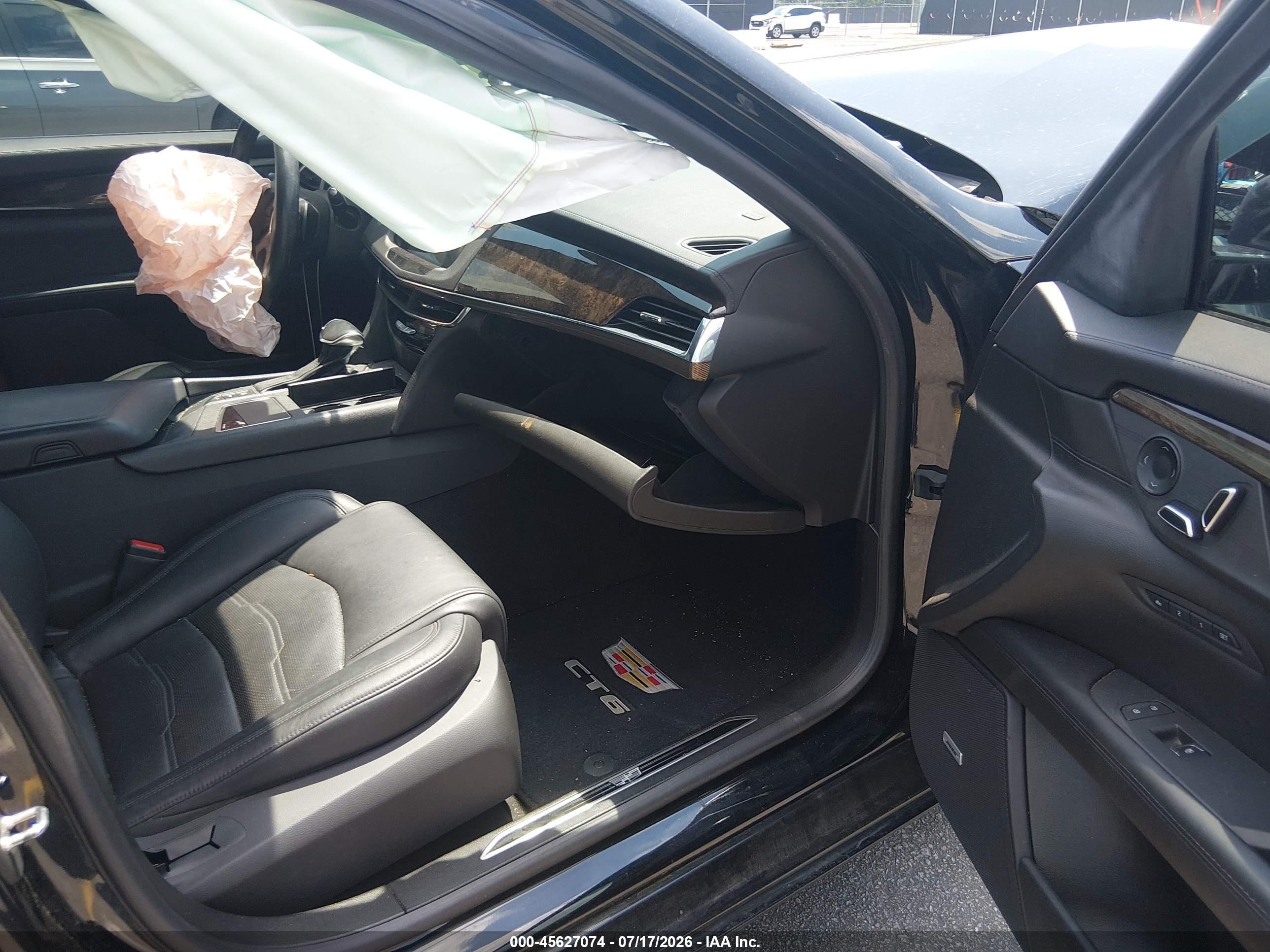 2018 Cadillac Ct6 Luxury Black vin: 1G6KC5RX9JU153941