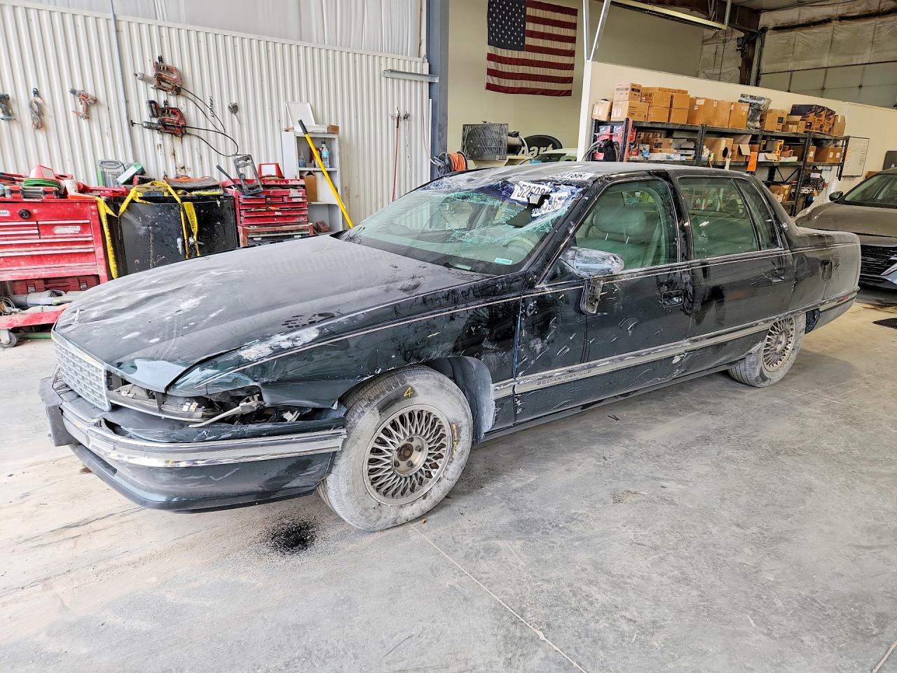1995 Cadillac Deville Green vin: 1G6KD52B0SU302086