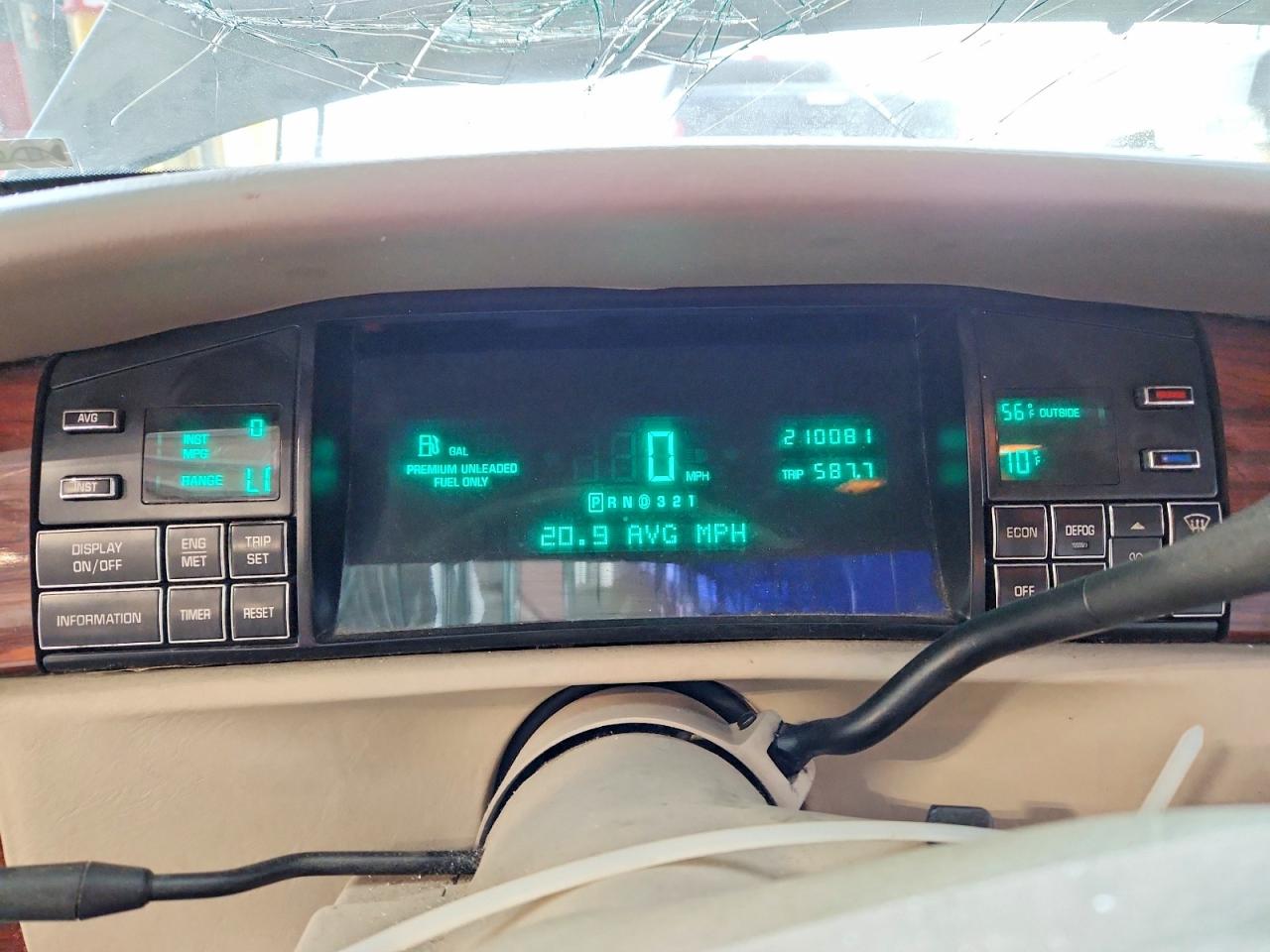 1995 Cadillac Deville Green vin: 1G6KD52B0SU302086