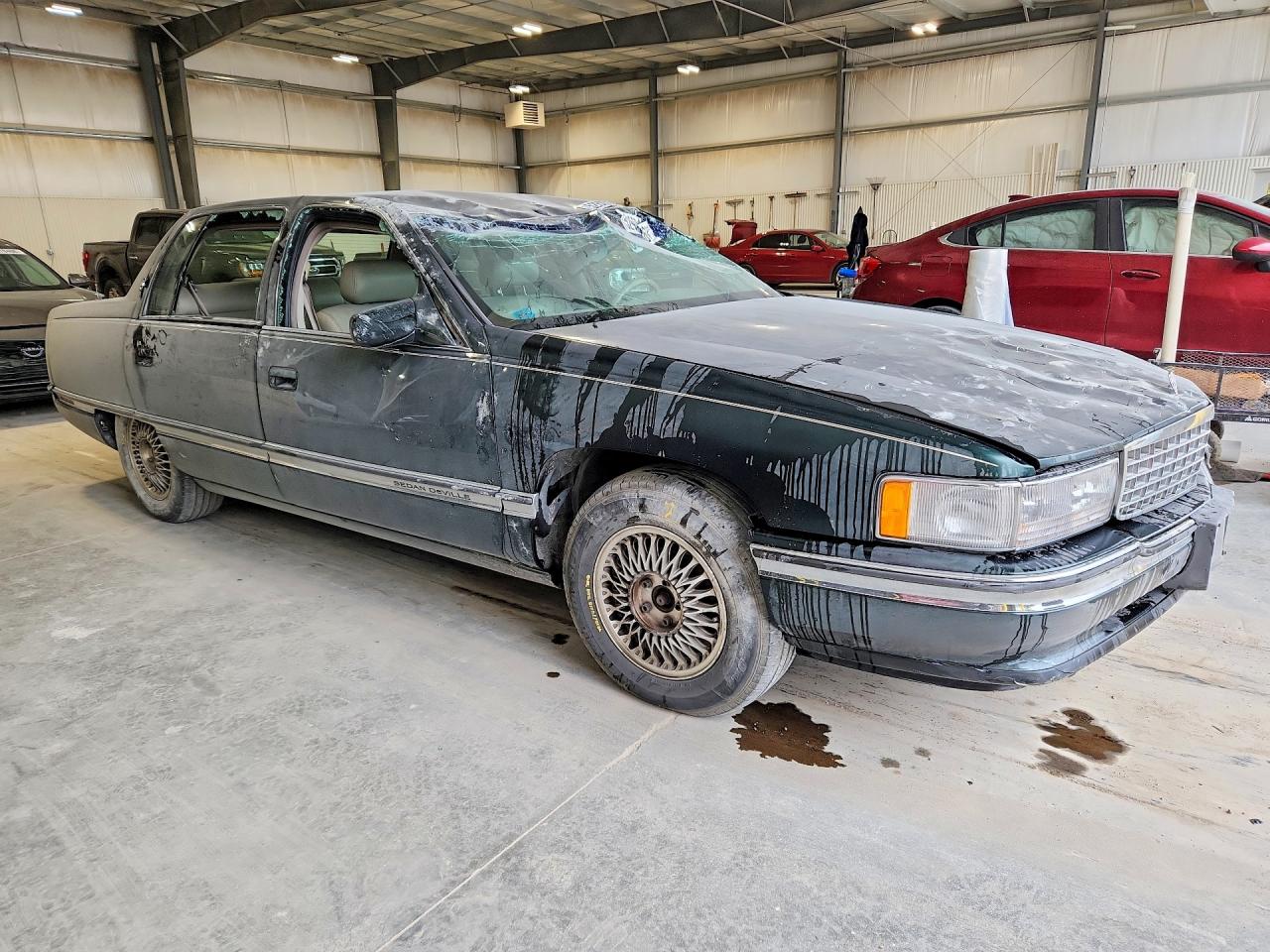 1995 Cadillac Deville Green vin: 1G6KD52B0SU302086