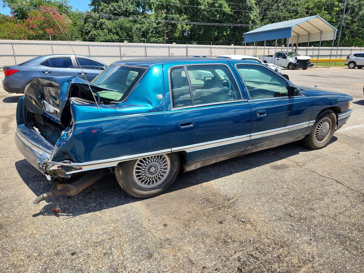 1995 Cadillac Deville Blue vin: 1G6KD52B1SU279384