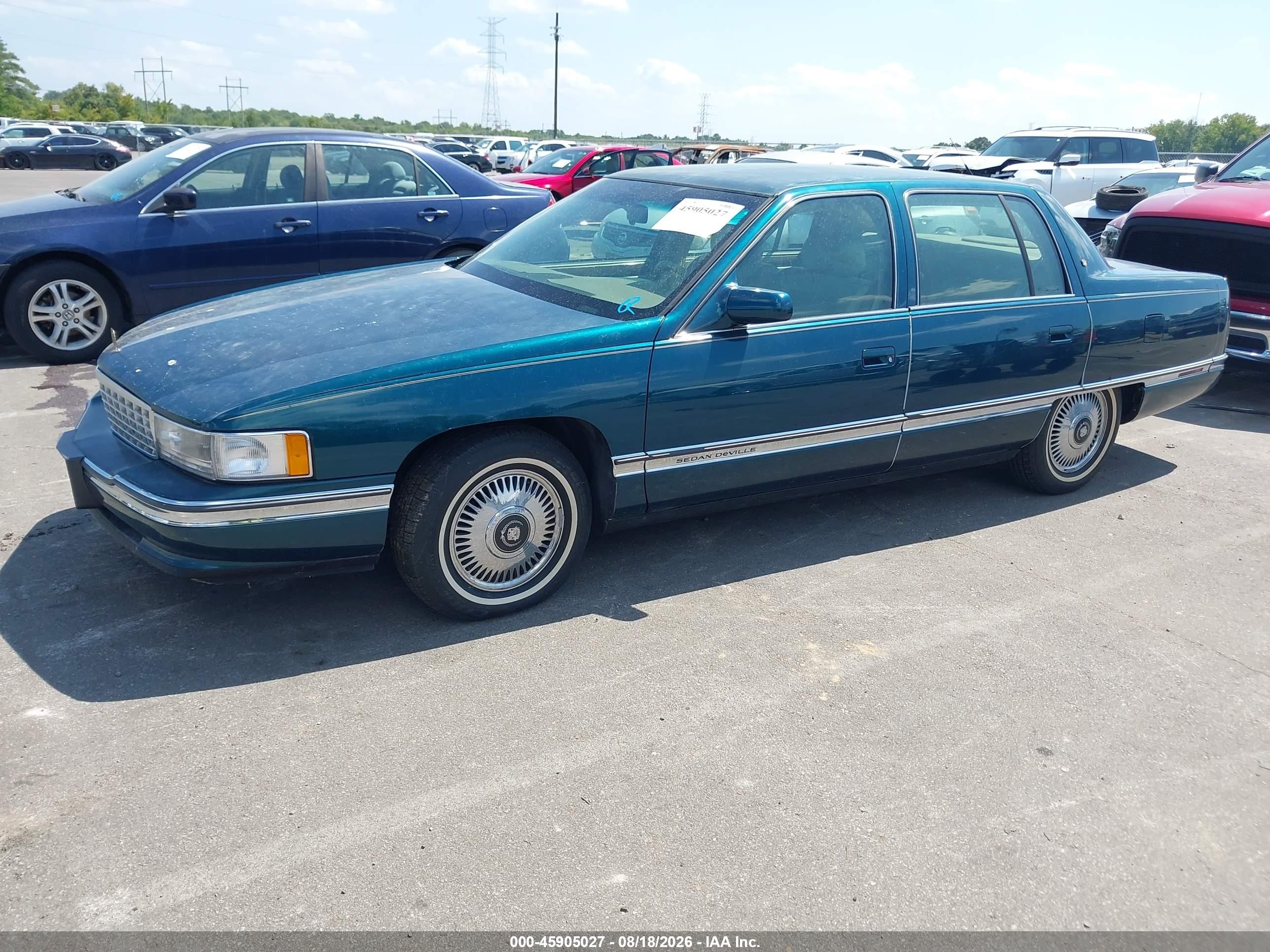 1995 Cadillac Deville   Зеленый vin: 1G6KD52B2SU270452