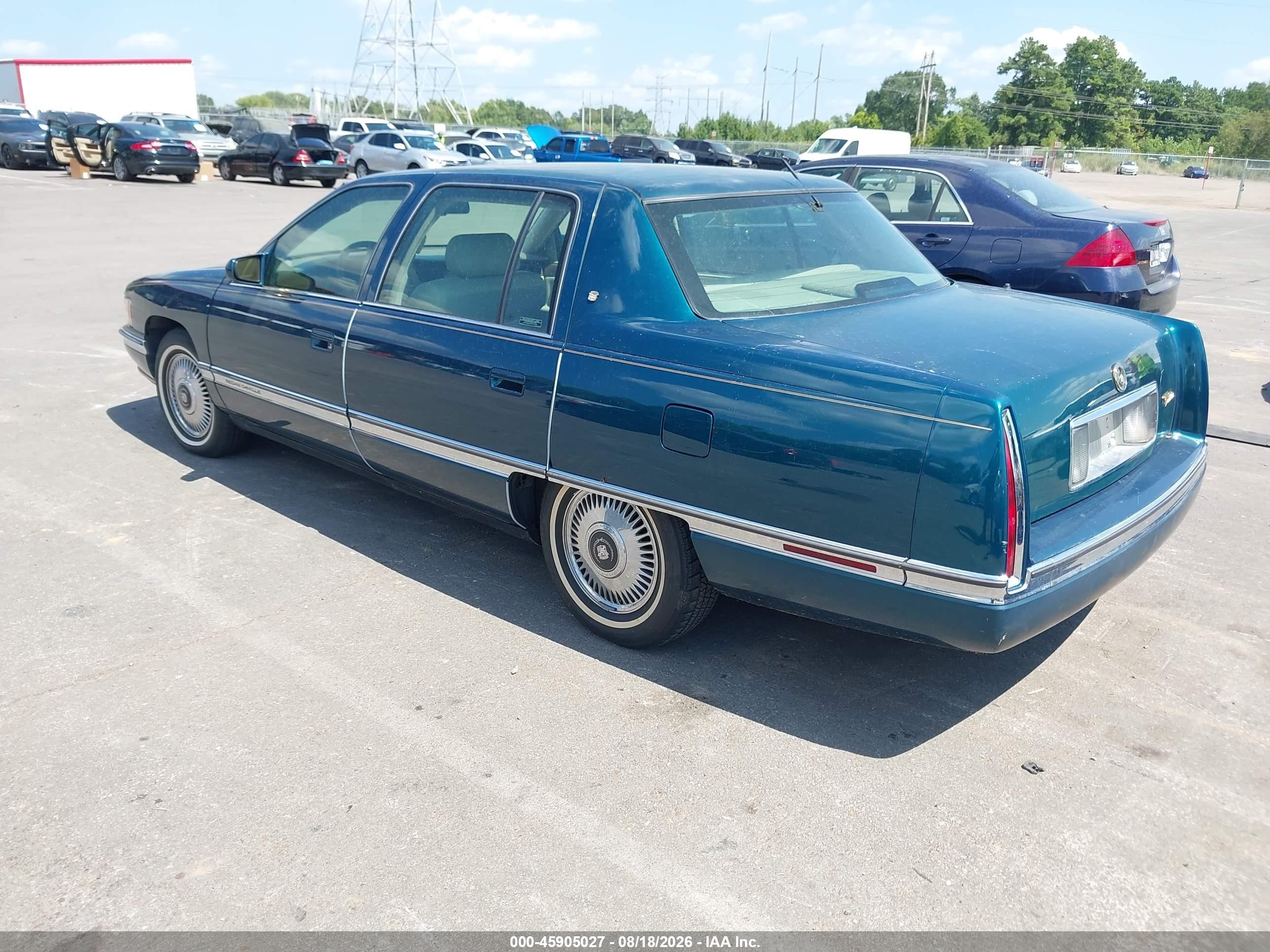 1995 Cadillac Deville   Зеленый vin: 1G6KD52B2SU270452