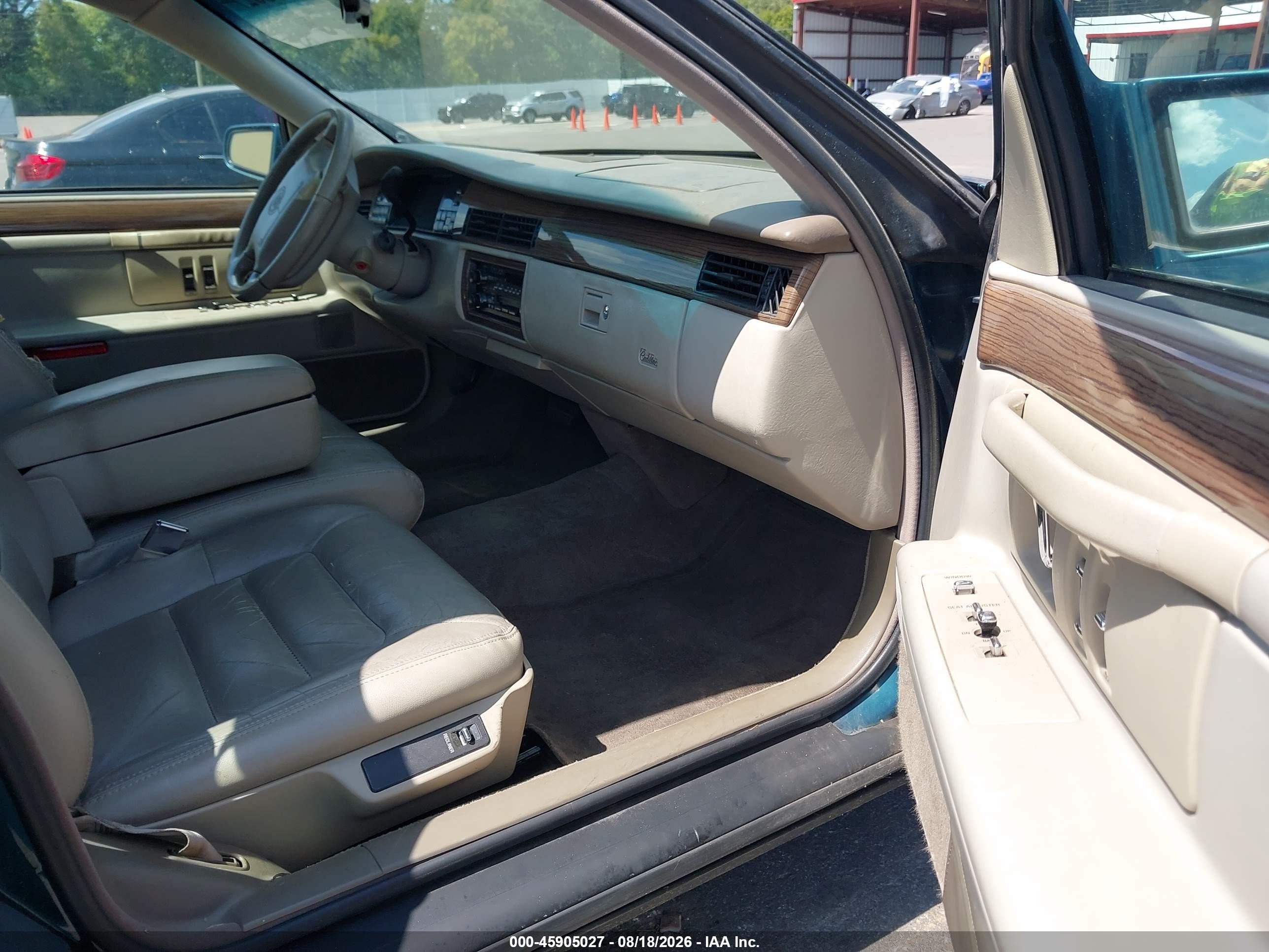 1995 Cadillac Deville   Зеленый vin: 1G6KD52B2SU270452