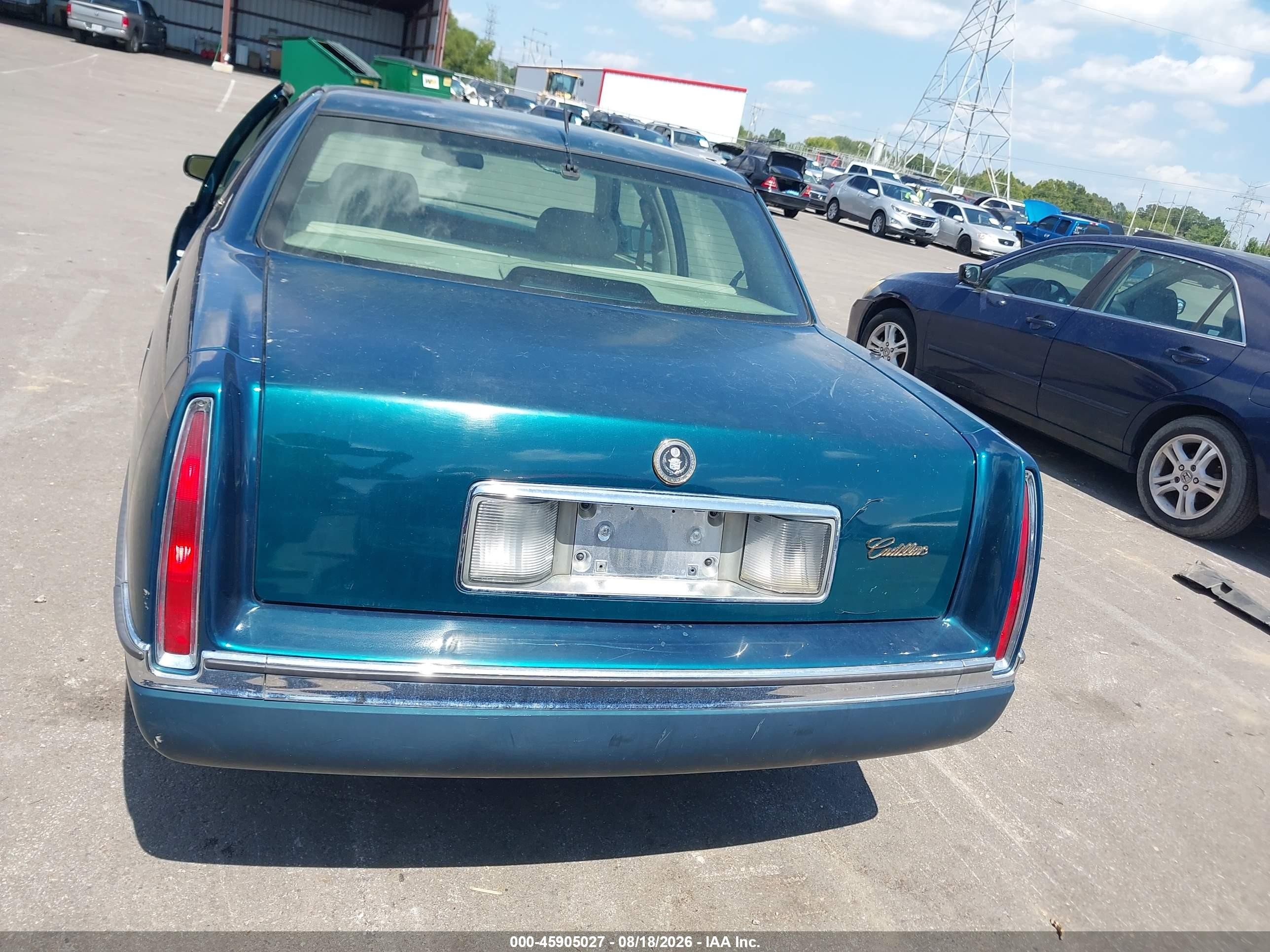 1995 Cadillac Deville   Зеленый vin: 1G6KD52B2SU270452