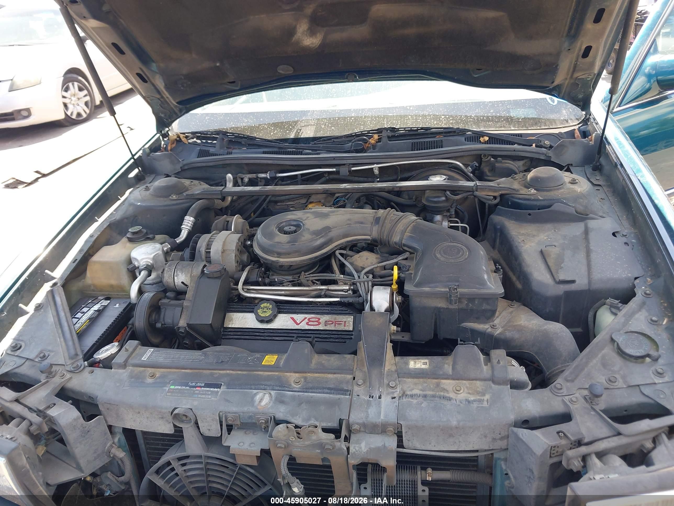 1995 Cadillac Deville   Зеленый vin: 1G6KD52B2SU270452