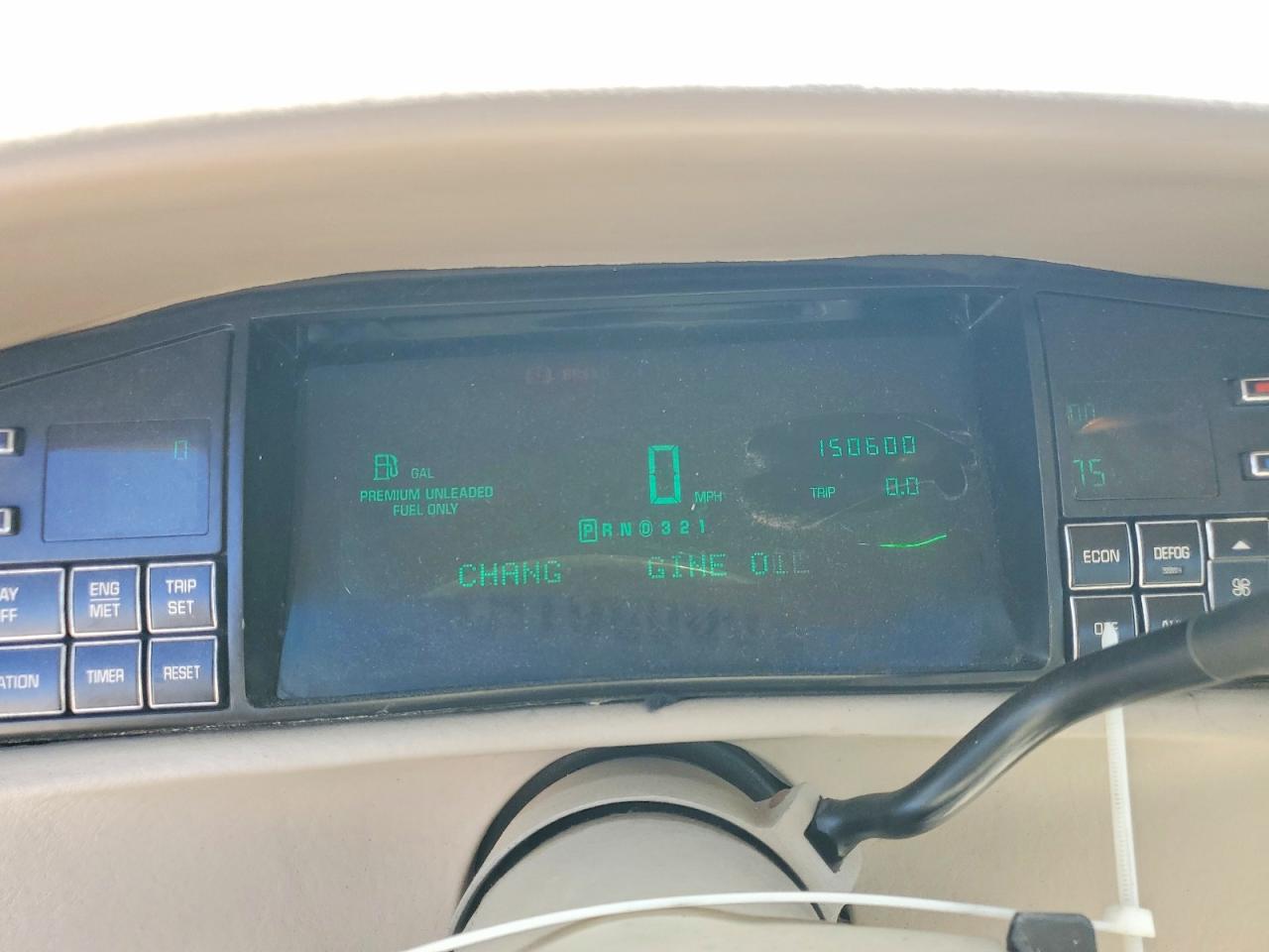 1995 Cadillac Deville White vin: 1G6KD52B6SU275301