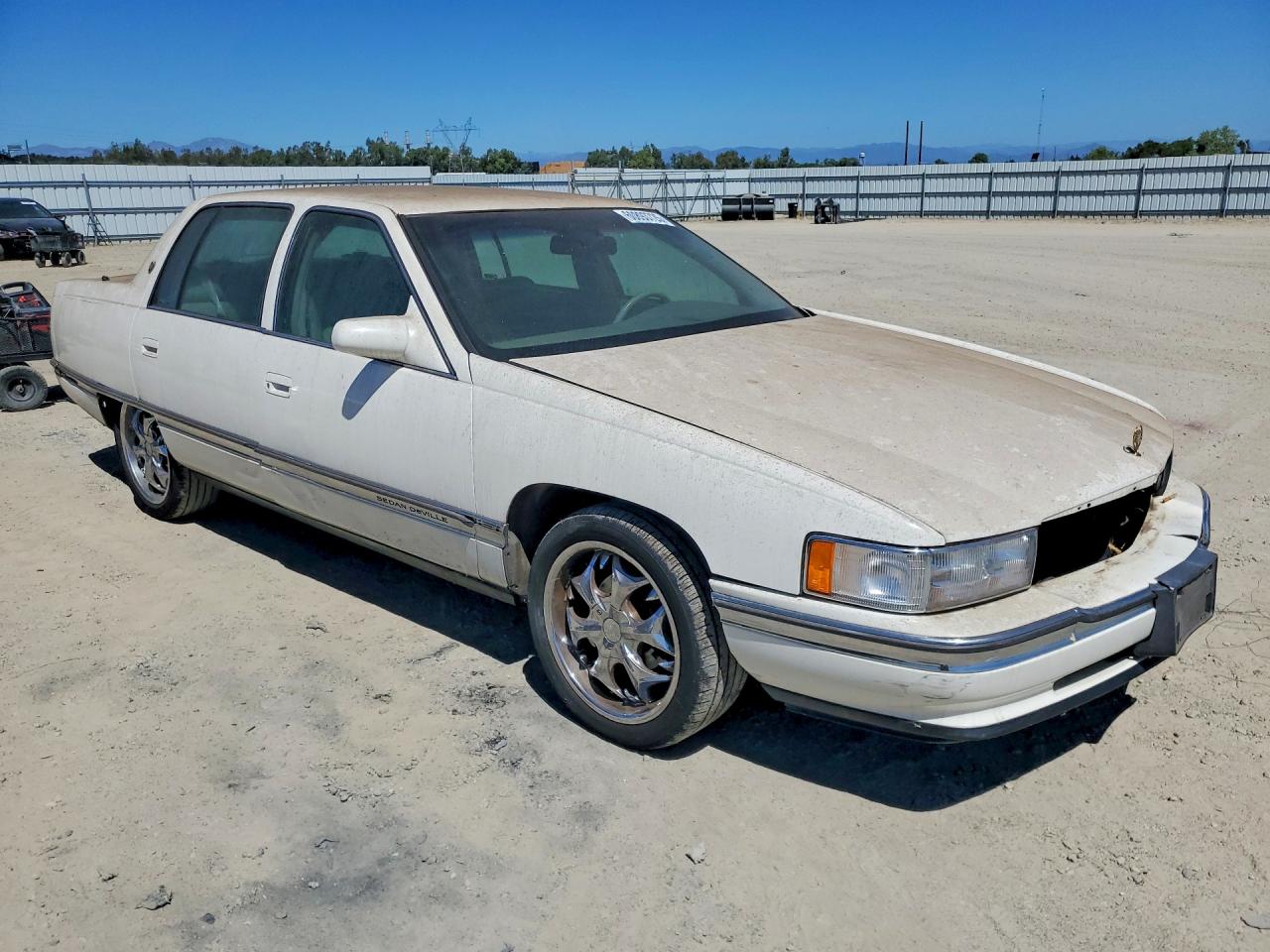 1995 Cadillac Deville White vin: 1G6KD52B6SU275301
