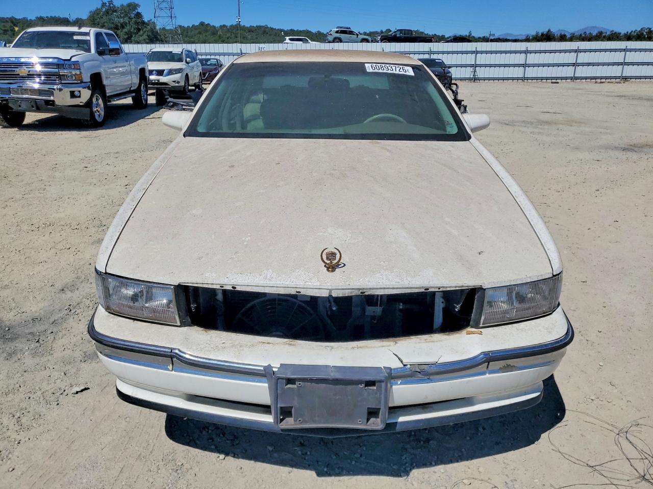 1995 Cadillac Deville White vin: 1G6KD52B6SU275301