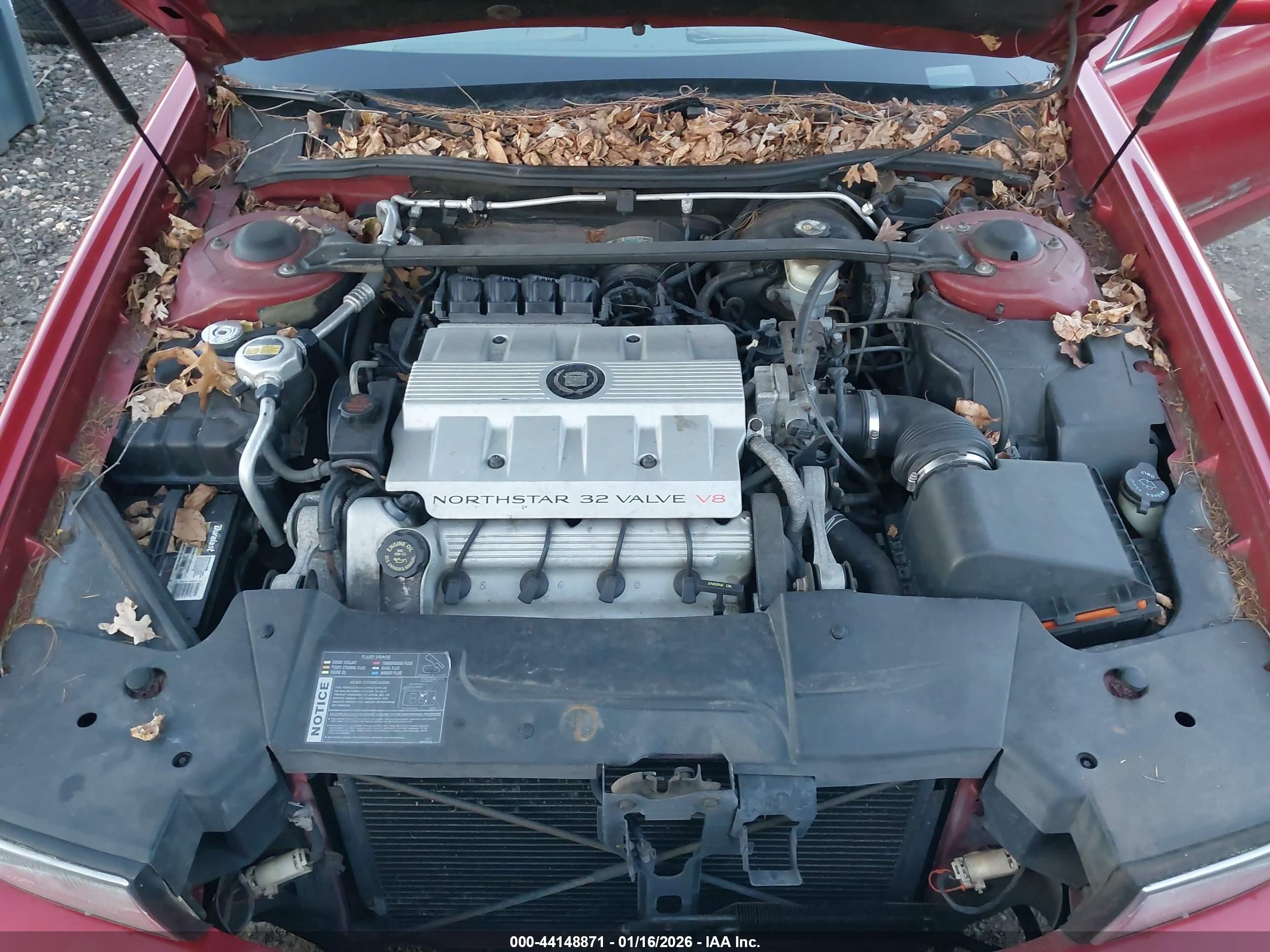 1996 Cadillac Deville   Красный vin: 1G6KD52Y0TU238766