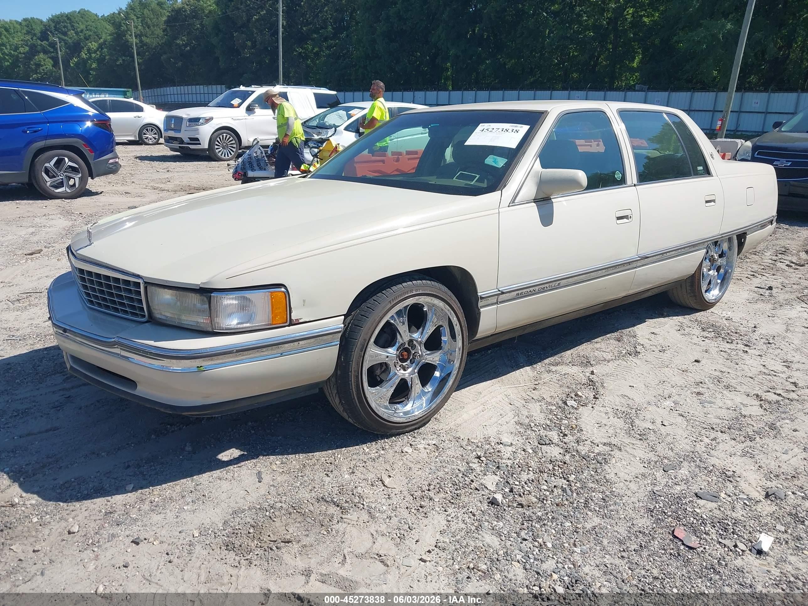 1996 Cadillac Deville   Cream vin: 1G6KD52Y0TU285991