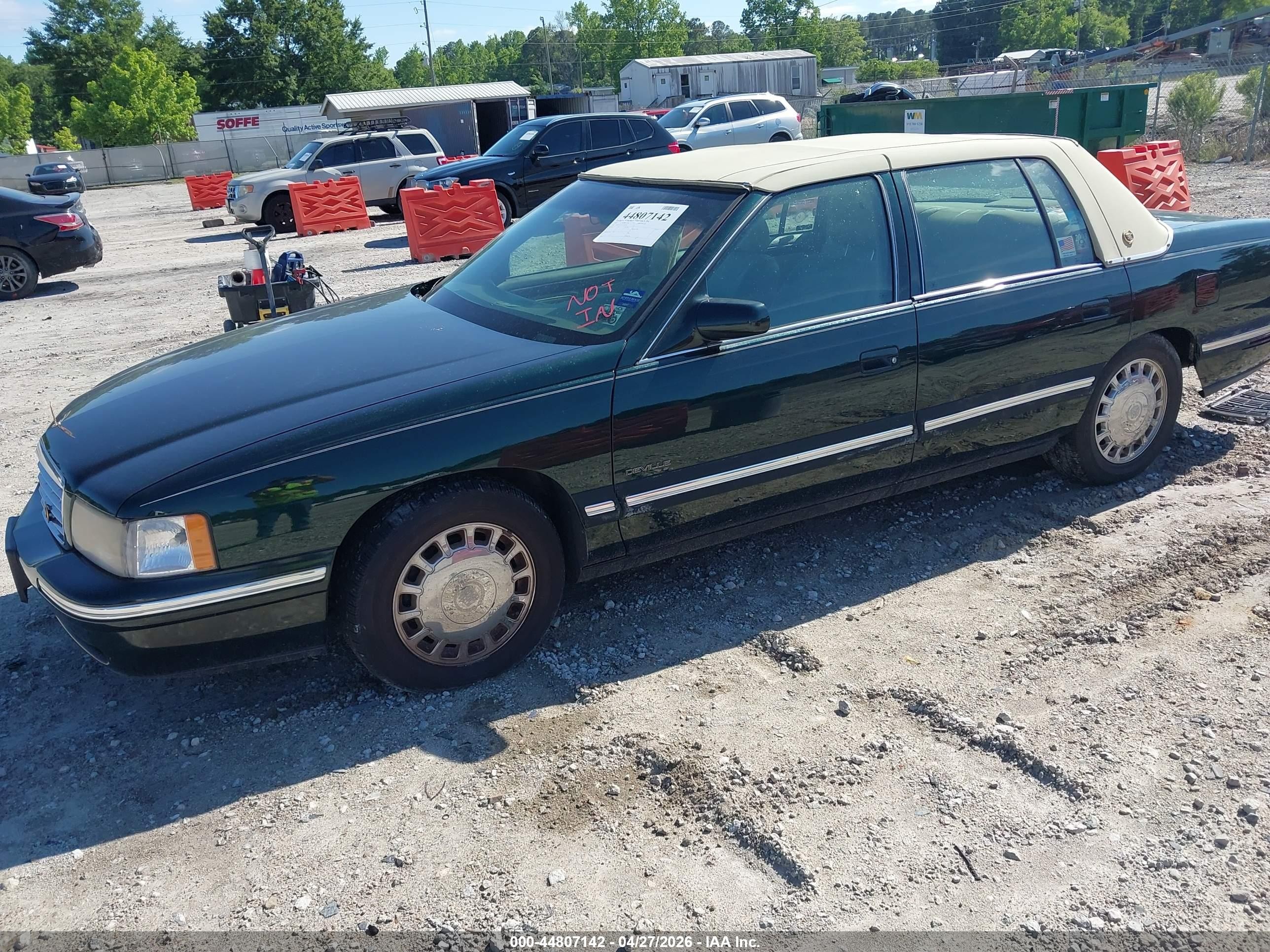 1997 Cadillac Deville Standard Green vin: 1G6KD52Y1VU205262