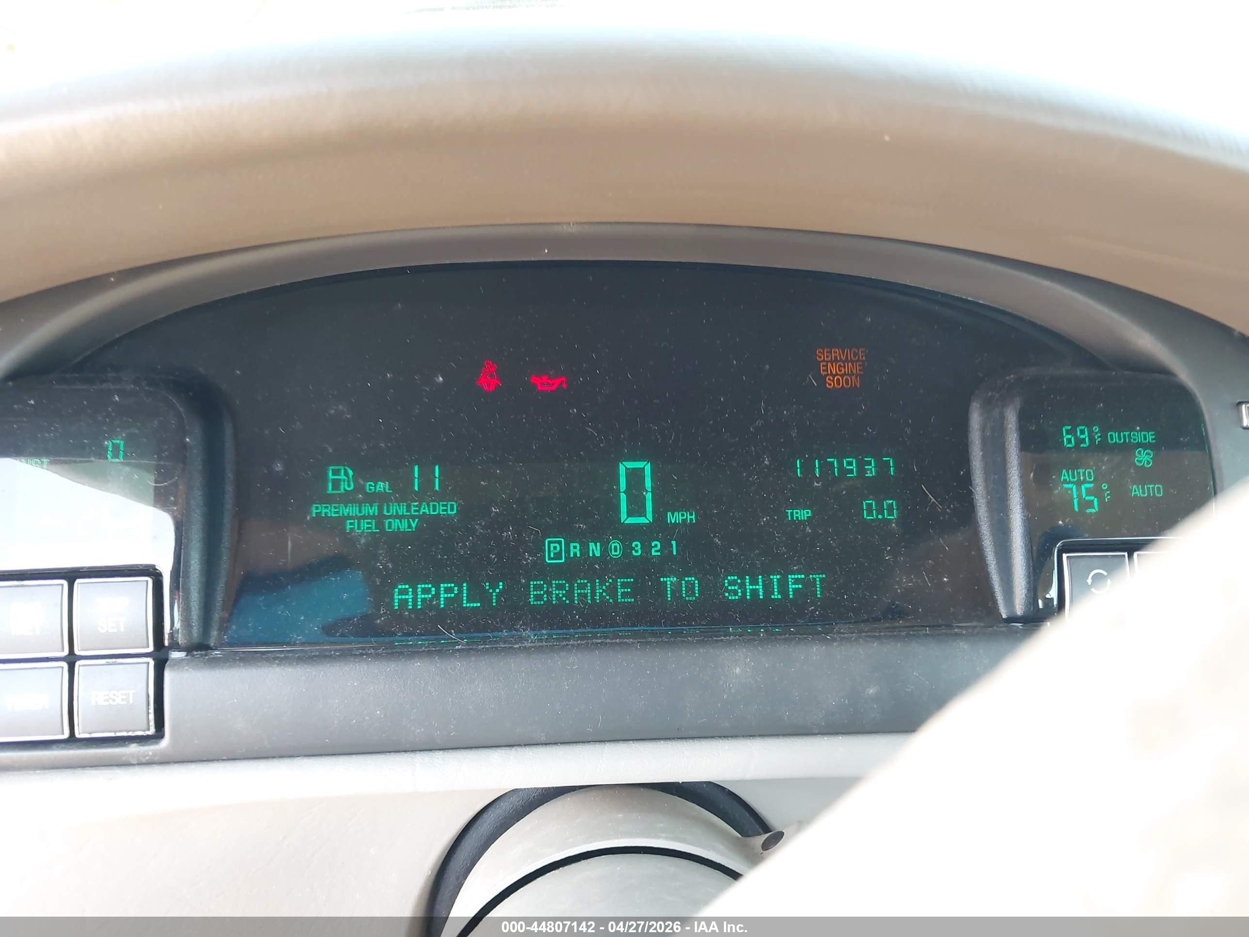 1997 Cadillac Deville Standard Green vin: 1G6KD52Y1VU205262