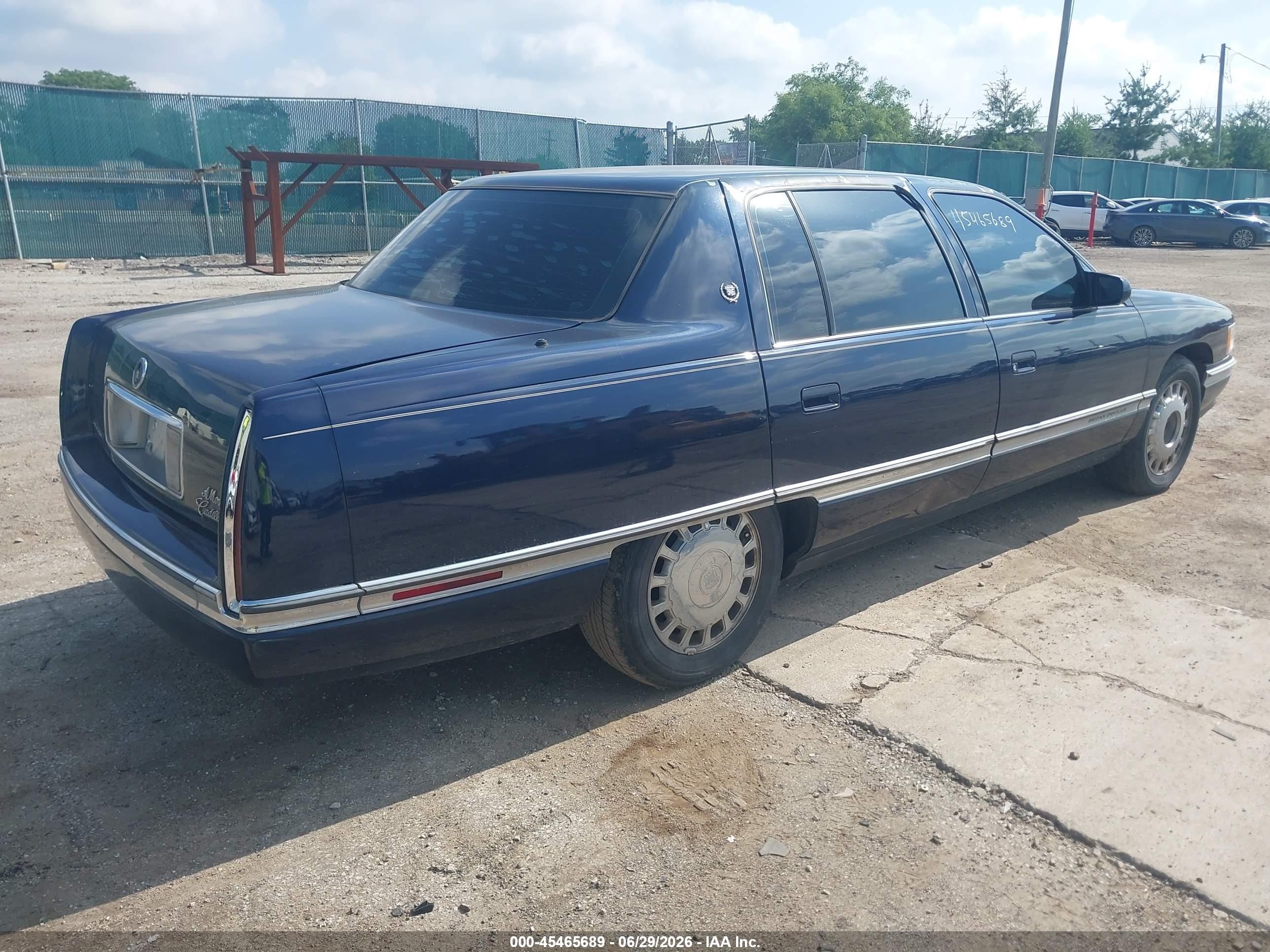 1996 Cadillac Deville   Dark Blue vin: 1G6KD52Y4TU298565