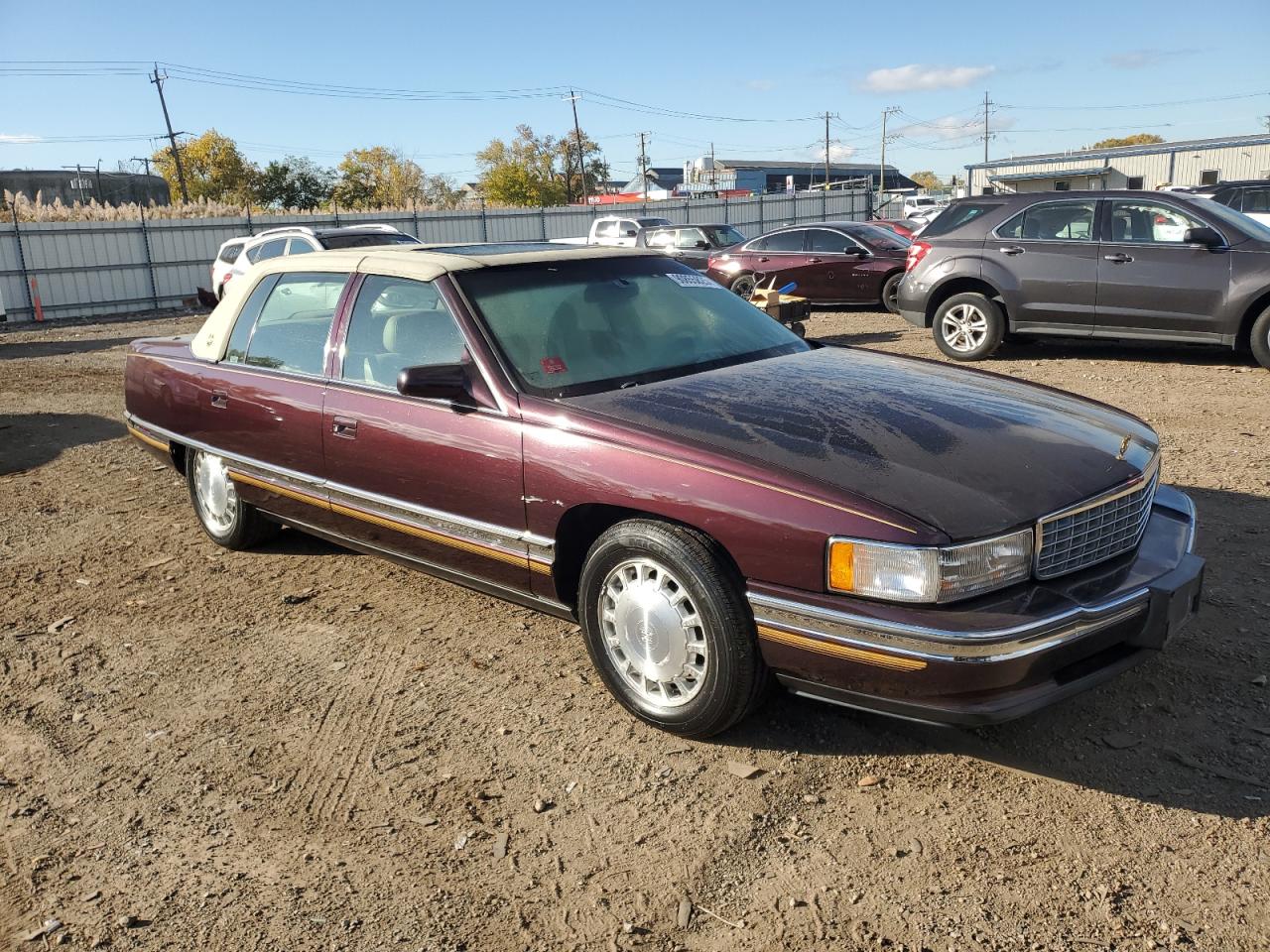 1996 Cadillac Deville Burgundy vin: 1G6KD52Y5TU282004