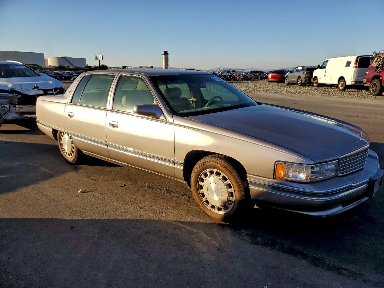 1996 Cadillac Deville Silver vin: 1G6KD52Y6TU226248