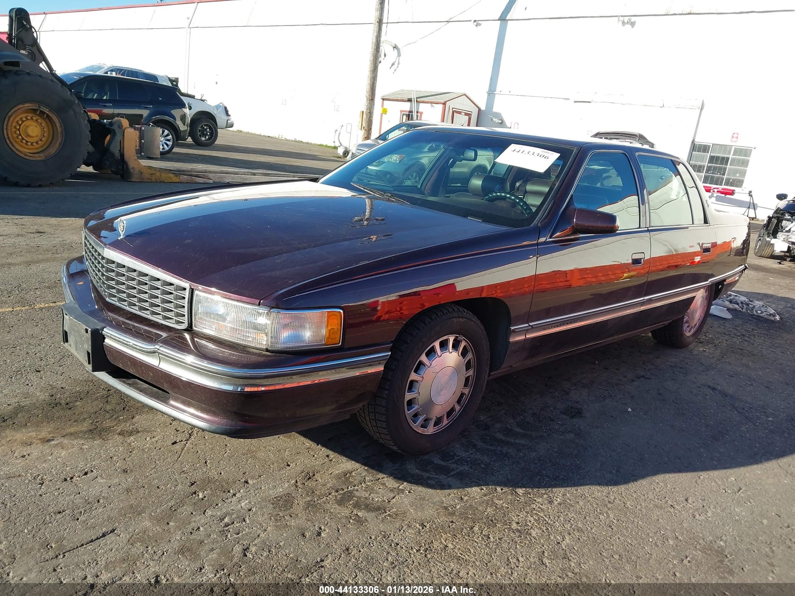 1996 Cadillac Deville   Burgundy vin: 1G6KD52Y6TU246838